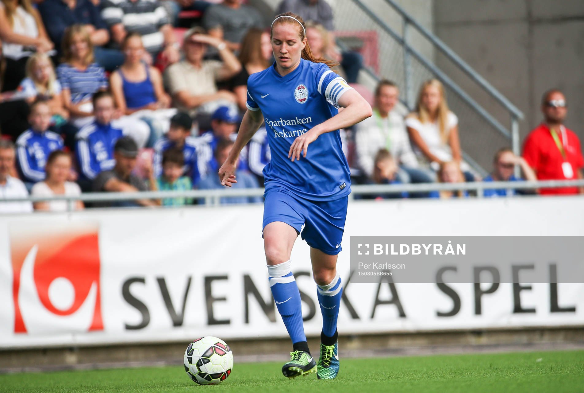 Eskilstuna Uniteds kapten Vaila Barsley