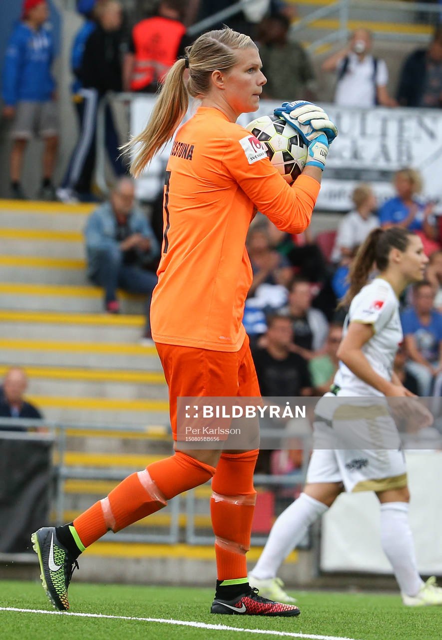 Eskilstuna Uniteds Målvakt Emelie Lundberg