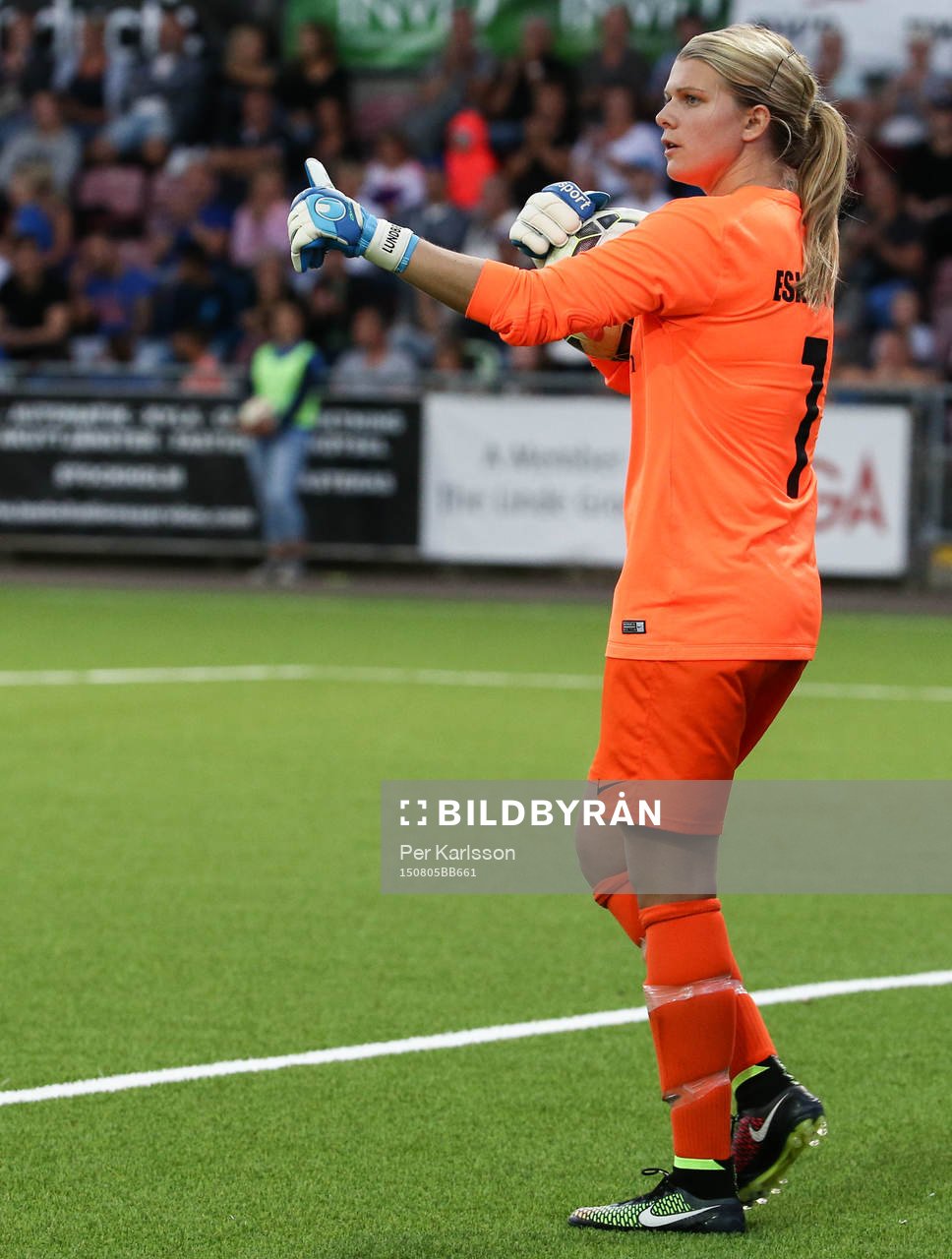 Eskilstuna Uniteds Målvakt Emelie Lundberg