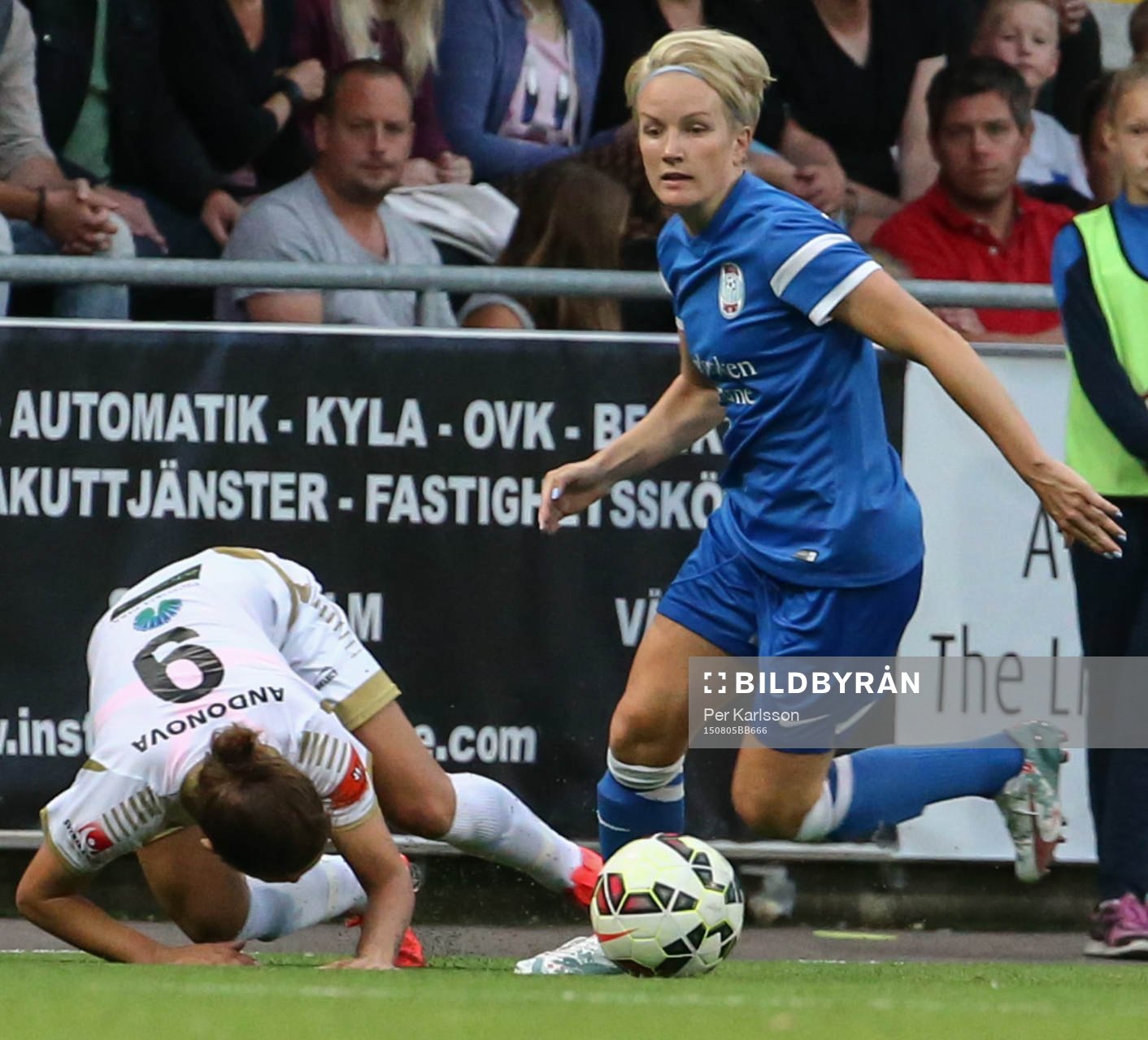 Eskilstuna Uniteds Petra Larsson