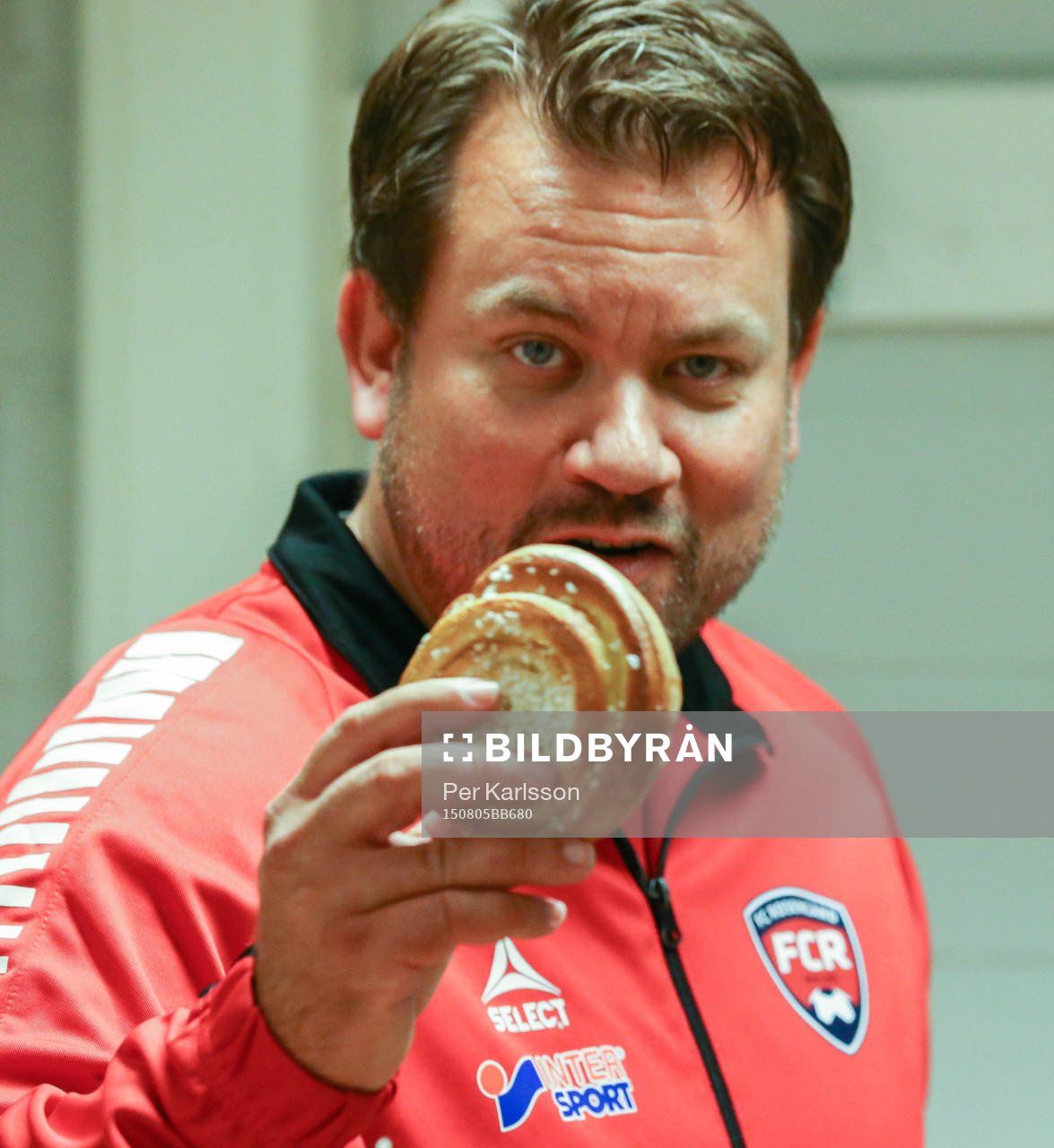 Rosengårds tränare tränare Jack Majgaard Jensen bullsugen