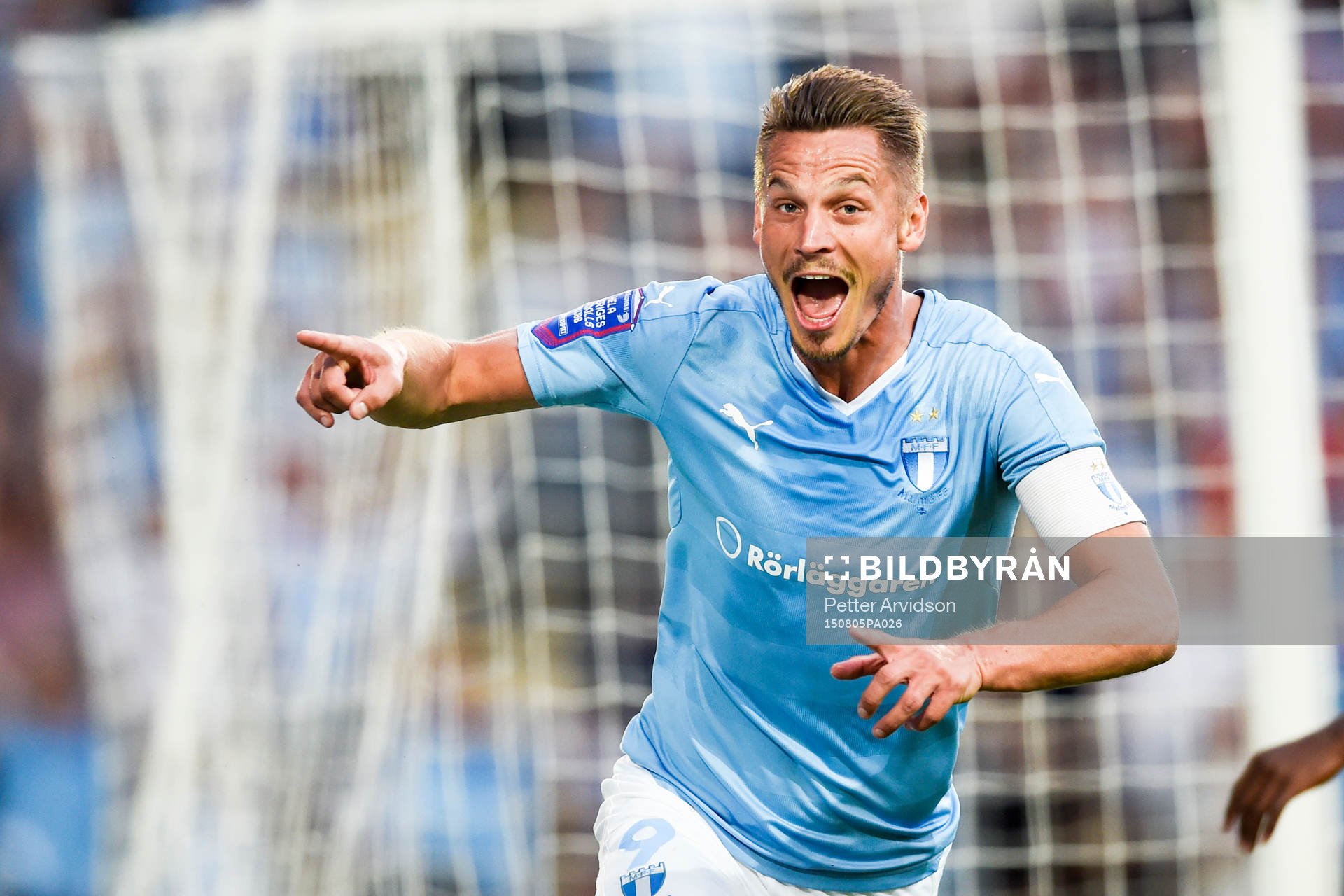 Malmö FFs Markus Rosenberg jublar