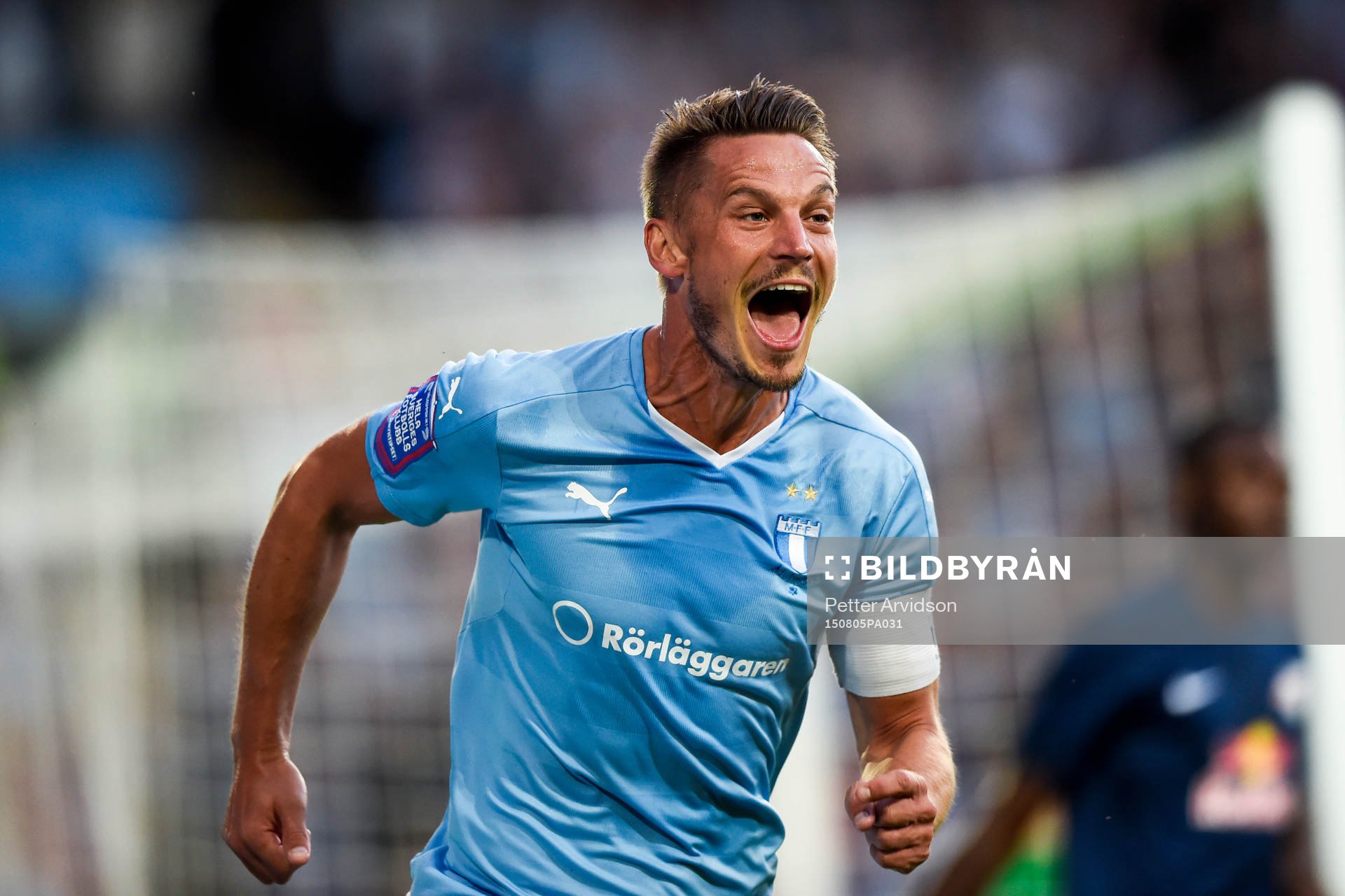 Malmö FFs Markus Rosenberg jublar