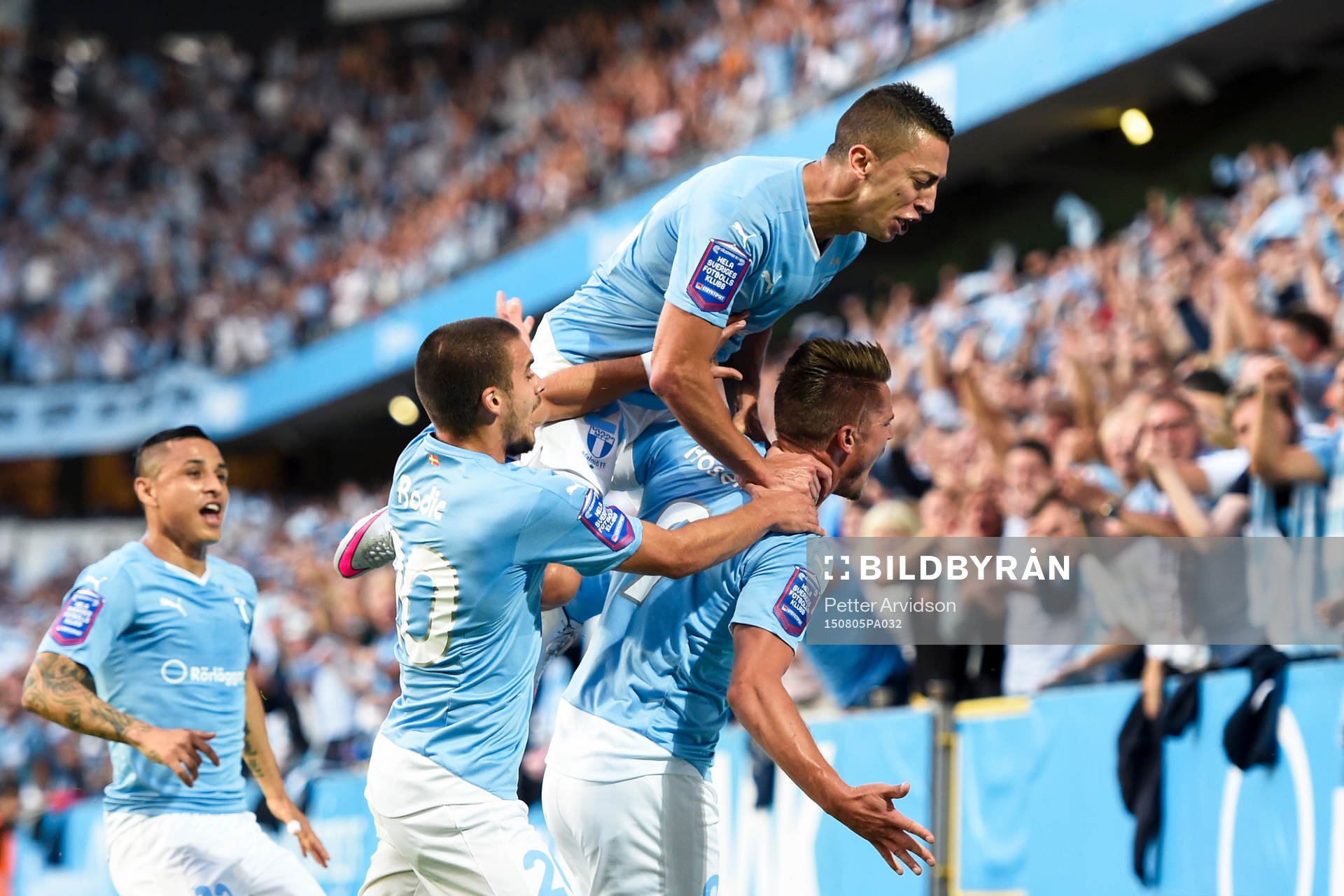 Malmö FFs Markus Rosenberg jublar