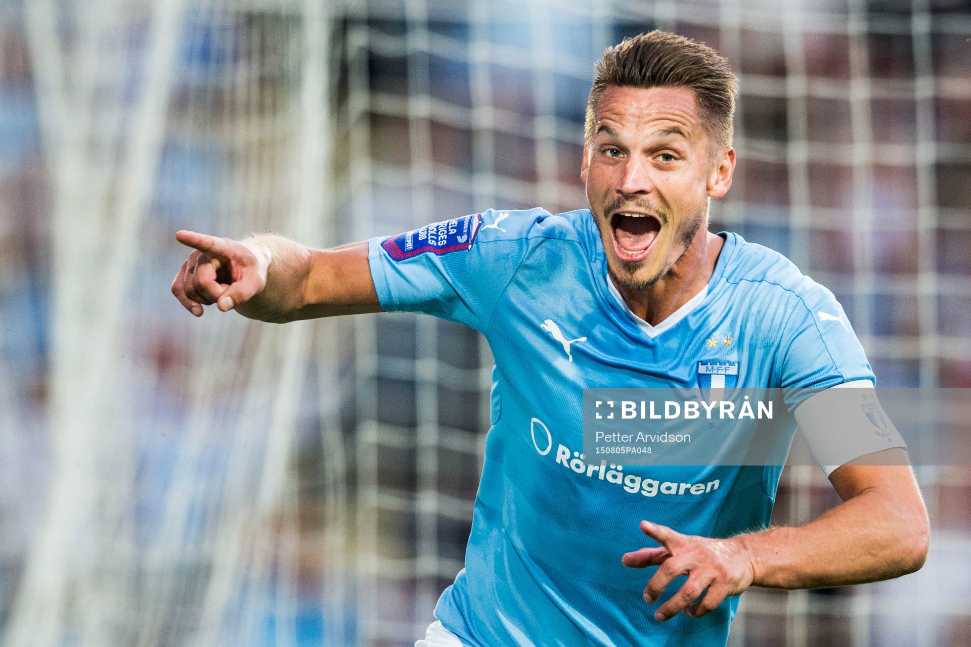 Malmö FFs Markus Rosenberg jublar