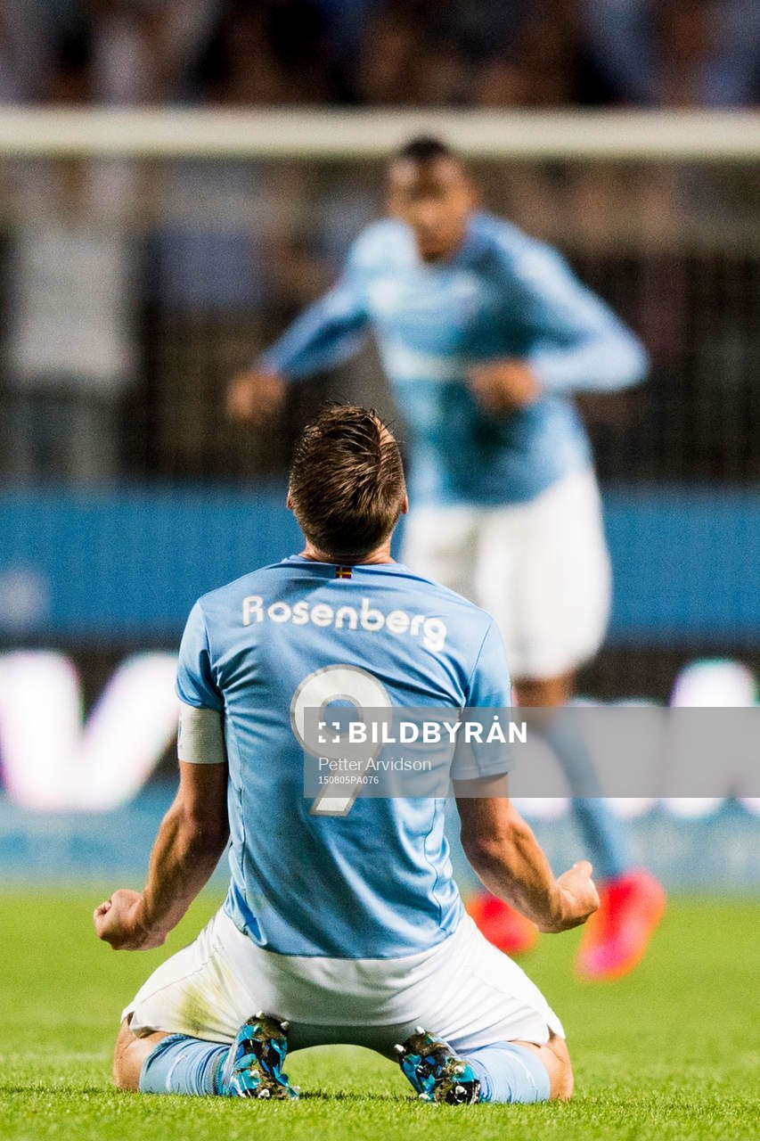 Malmö FFs Markus Rosenberg jublar