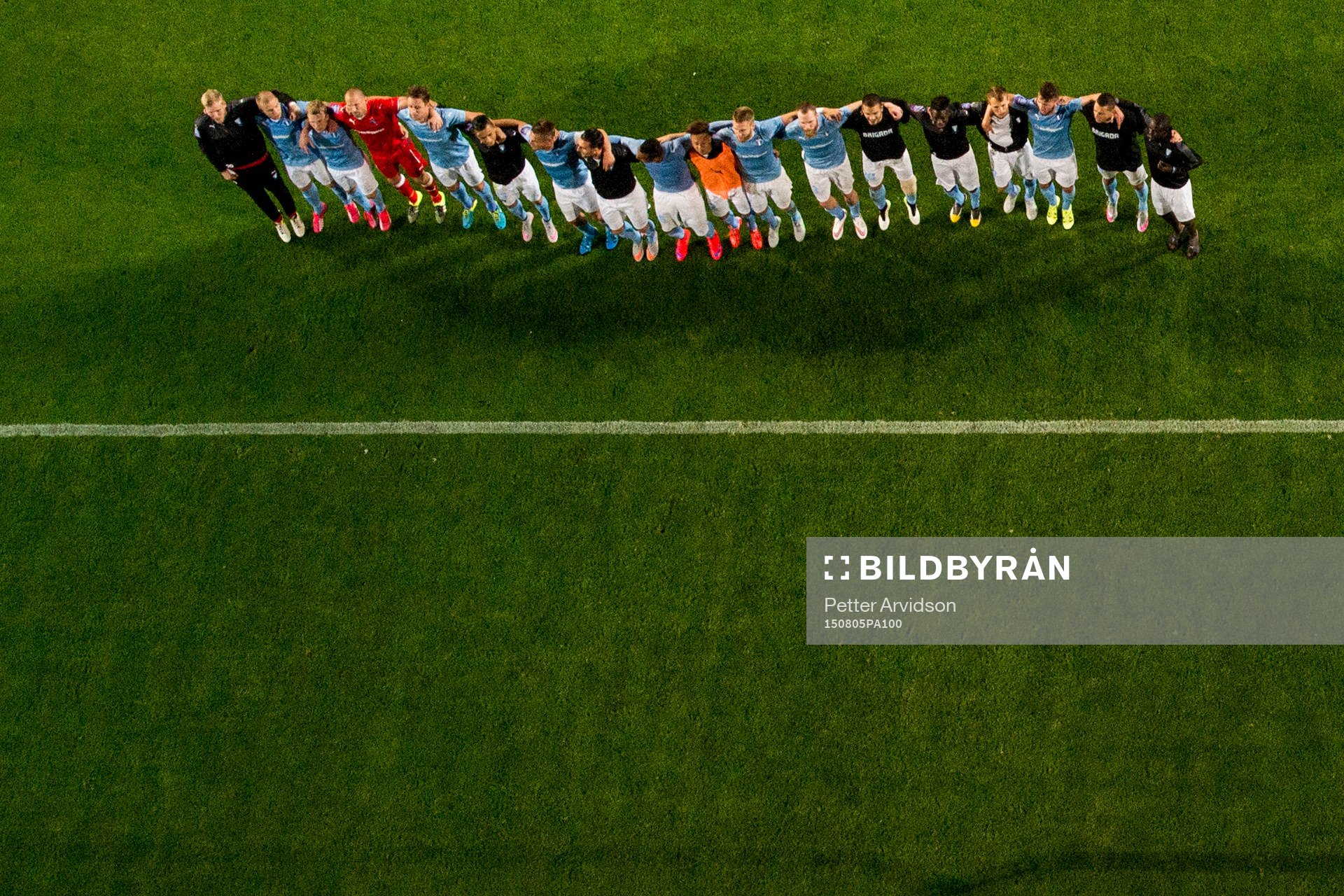 Malmö FFs spelare jublar