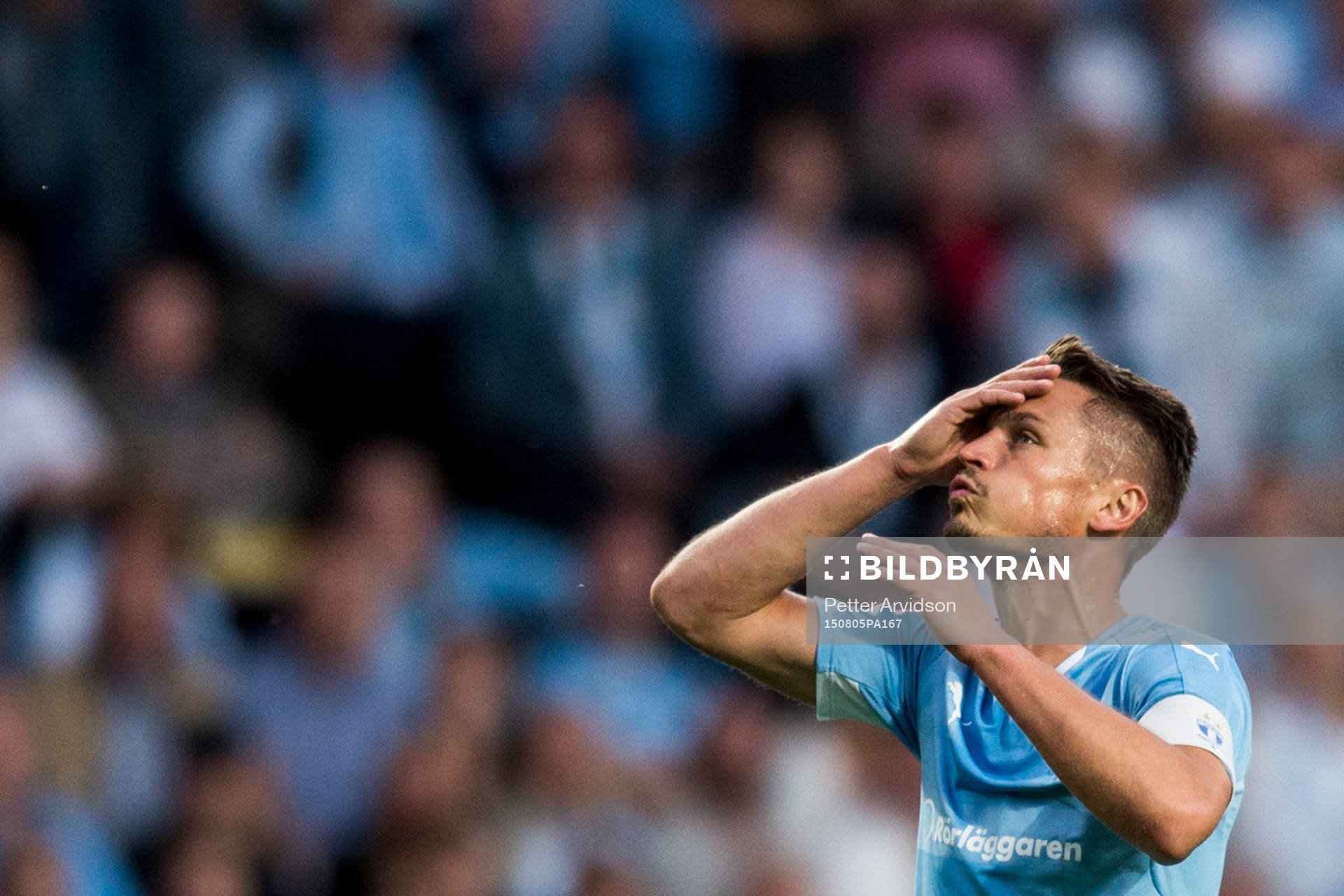 Malmö FFs Markus Rosenberg deppar