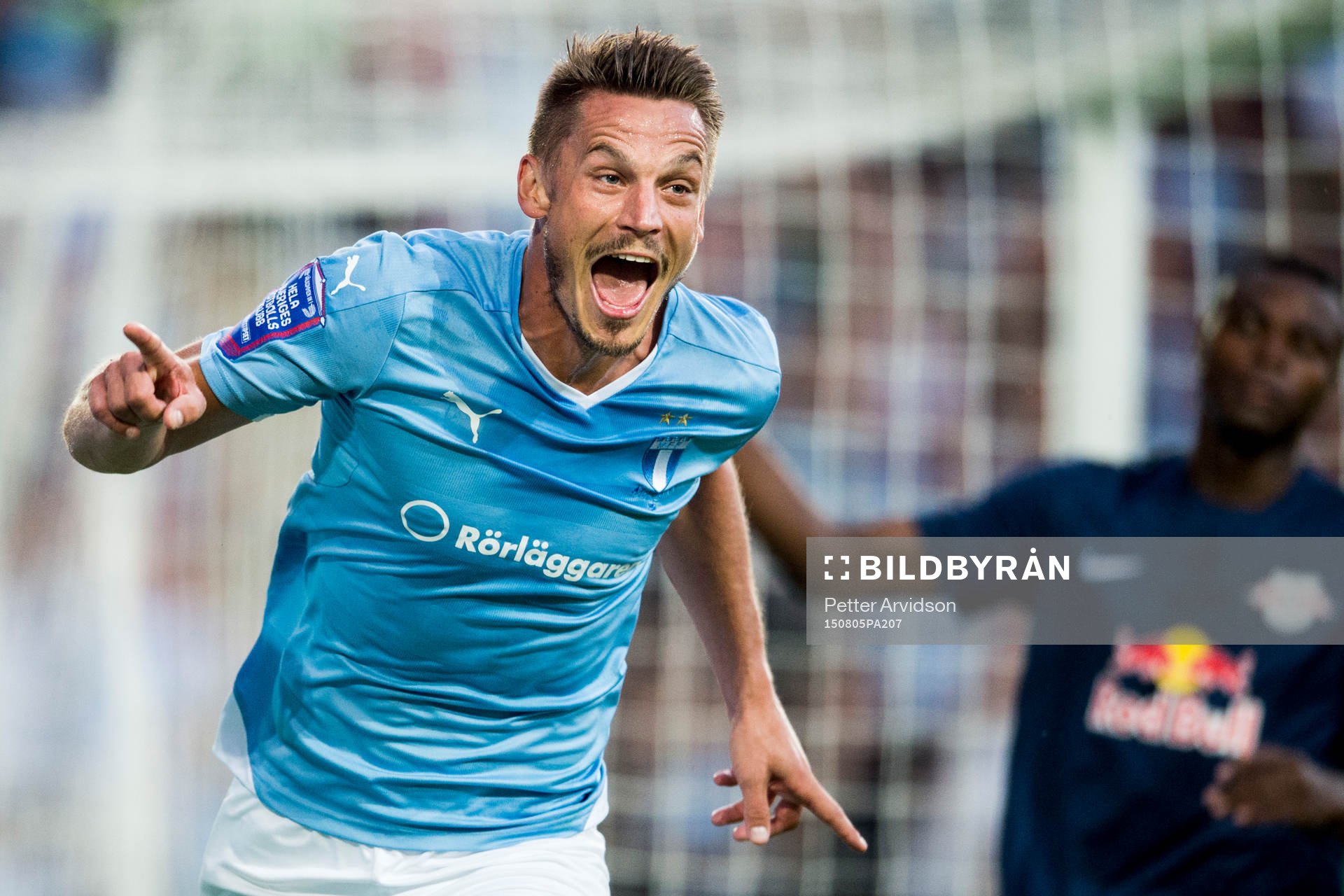 Malmö FFs Markus Rosenberg jublar