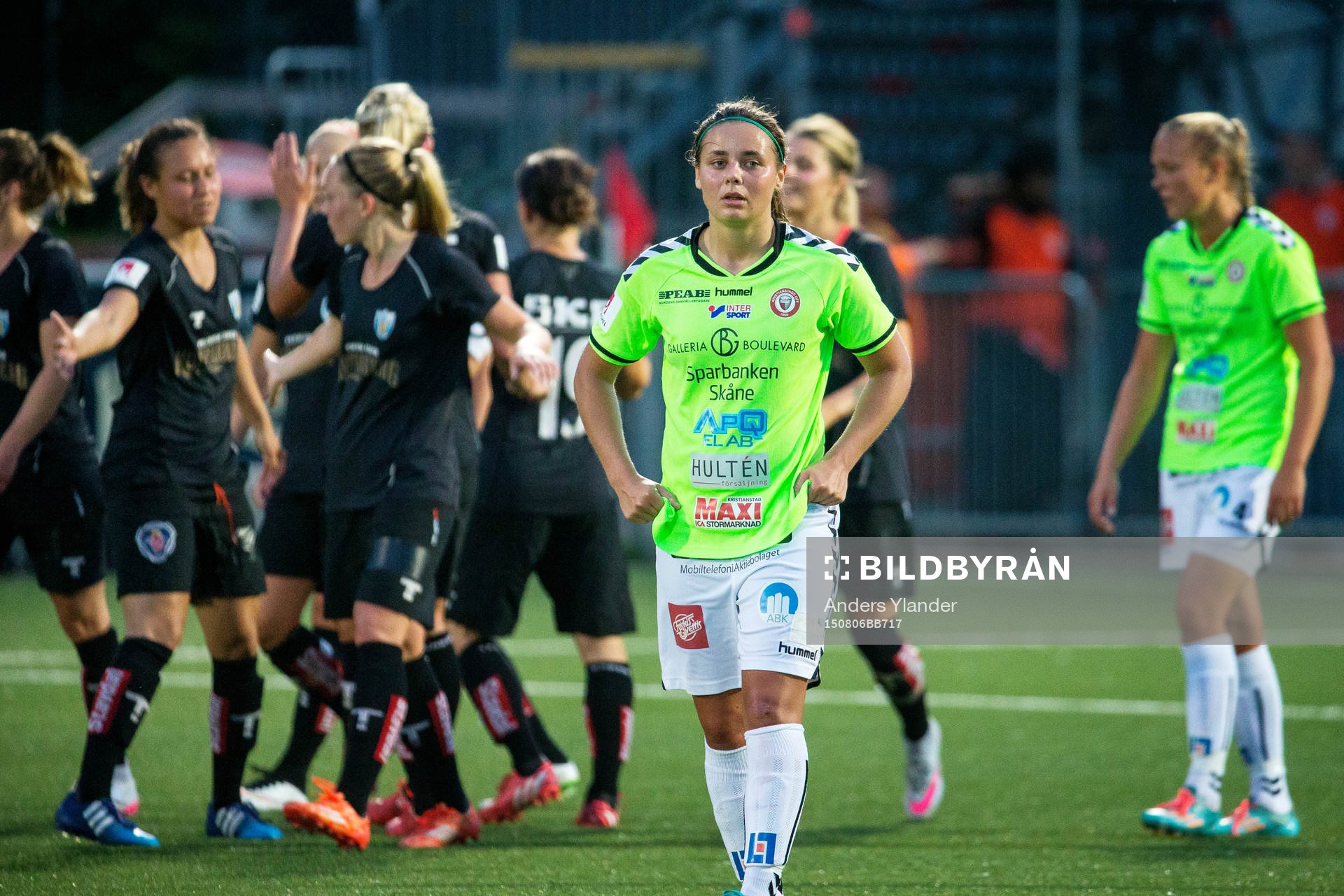Kristianstads Amanda Edgren deppar