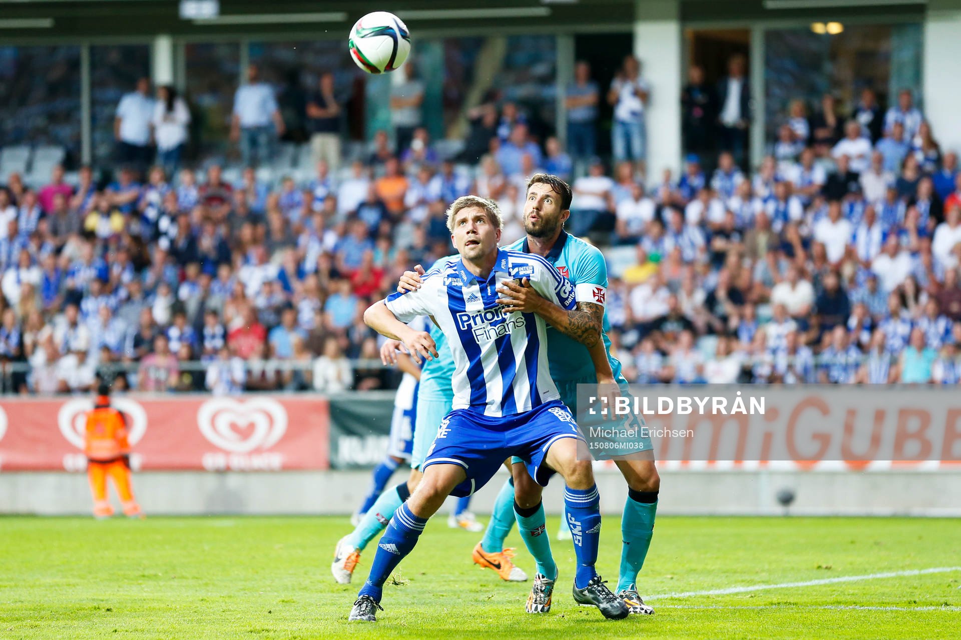 IFK Göteborgs Mikael Boman och Belenenses Brandão