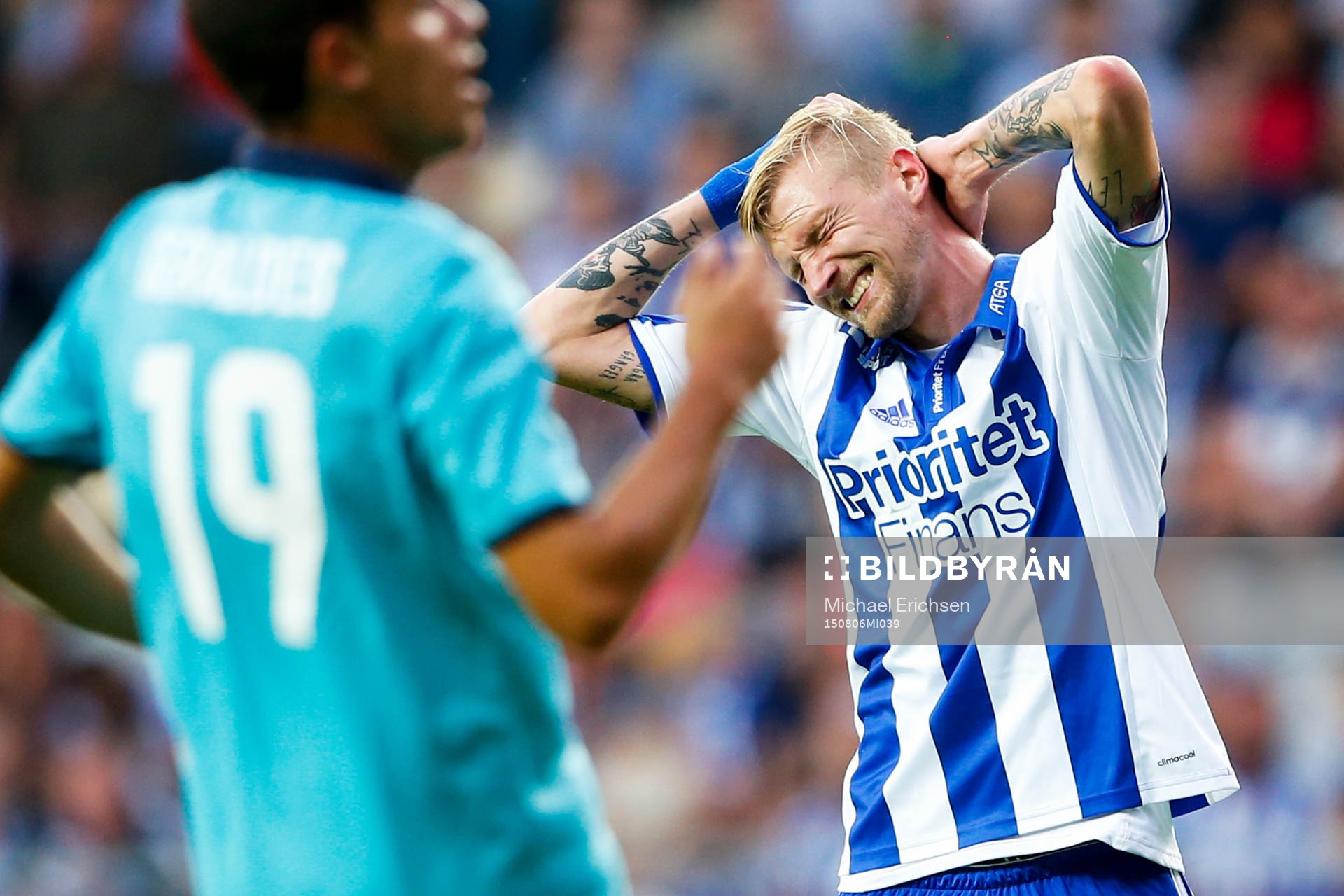 IFK Göteborgs Sebastian Eriksson deppar