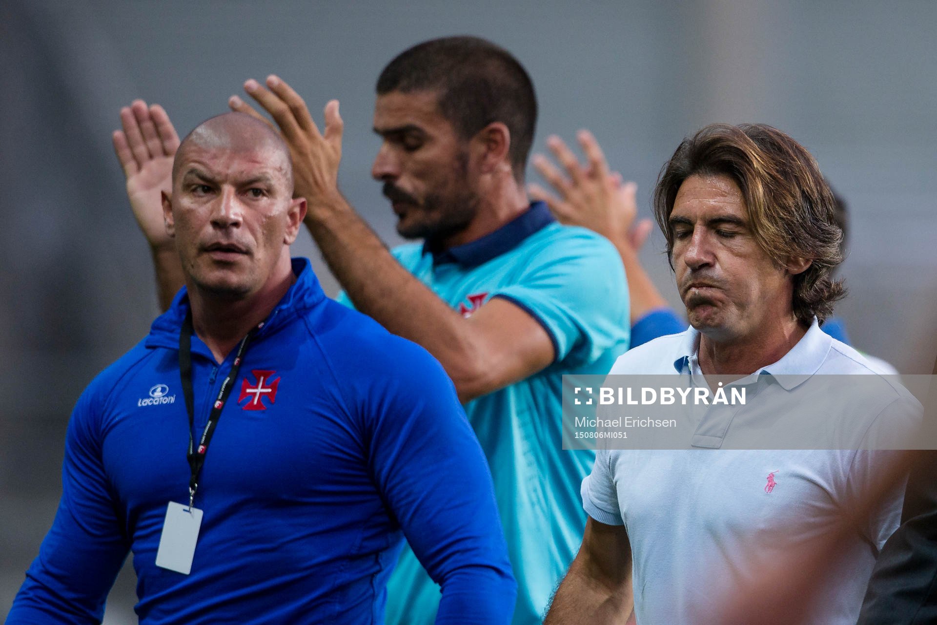 Belenenses tränare Ricardo Sá Pinto lämnar planen