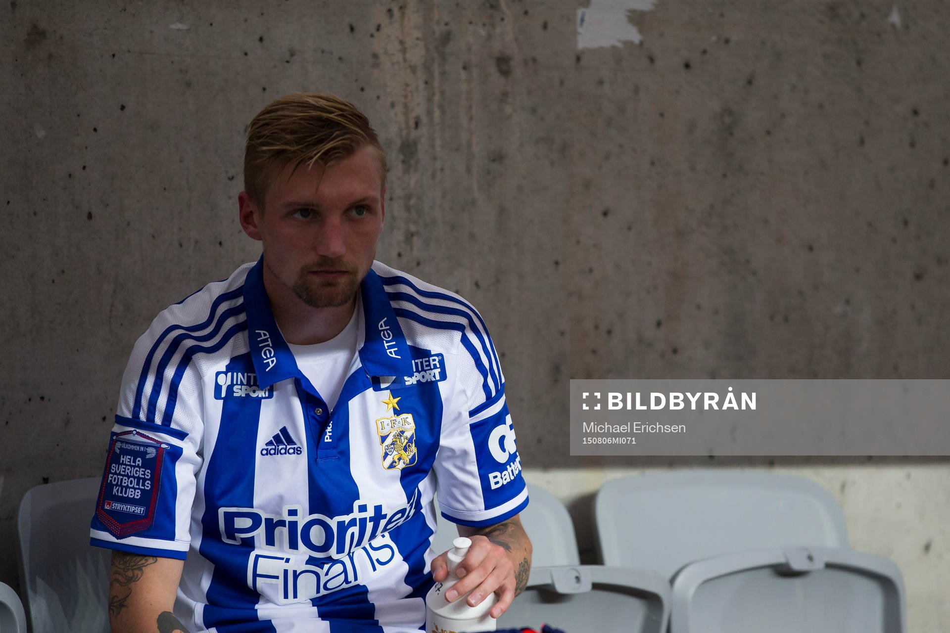 IFK Göteborgs Sebastian Eriksson deppar
