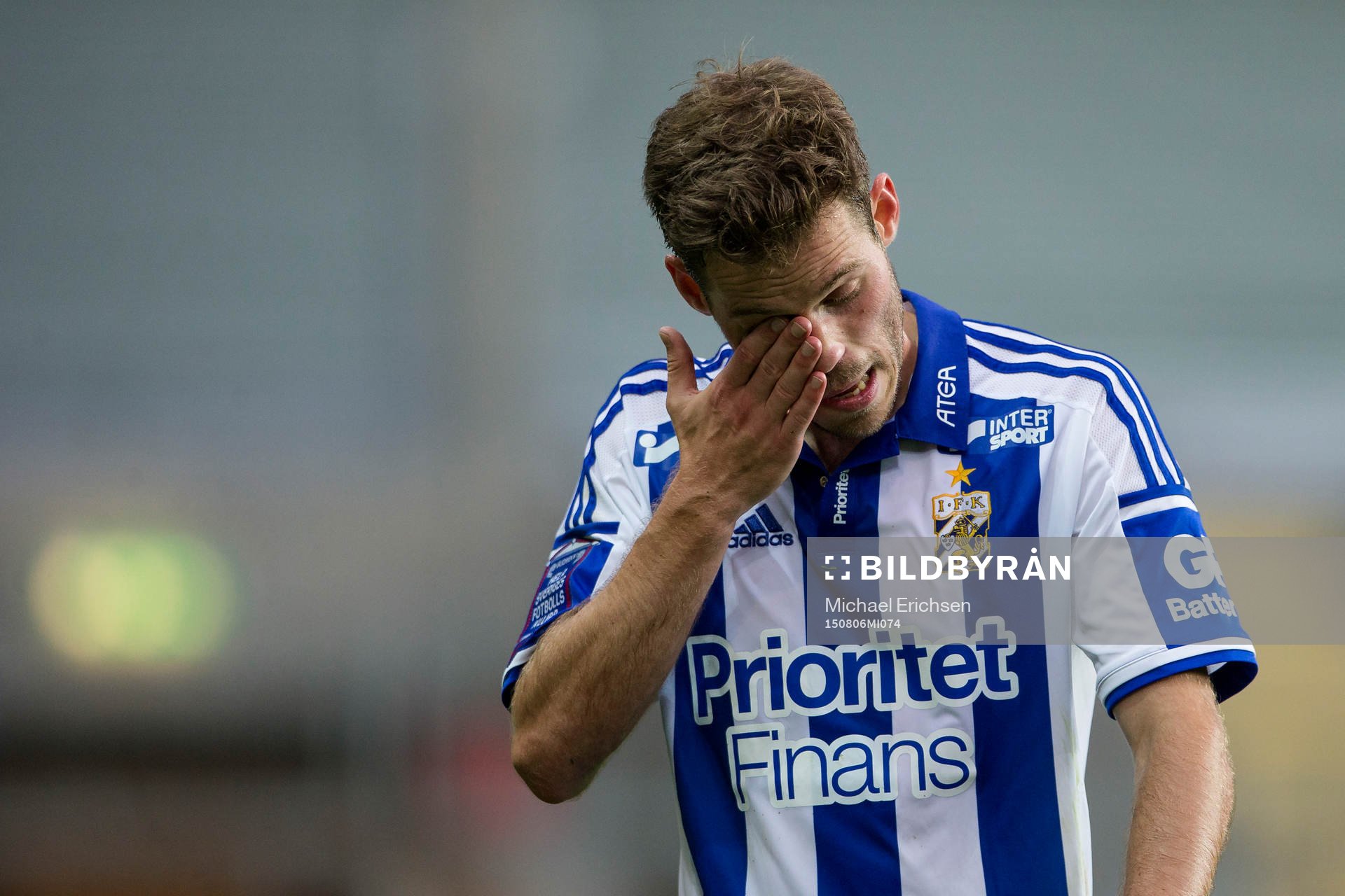 IFK Göteborgs Emil Salomonsson deppar