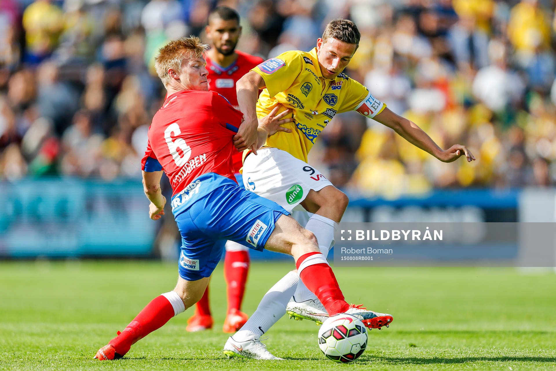 Helsingborgs Andreas Landgren och Falkenbergs Gustaf Nilsson