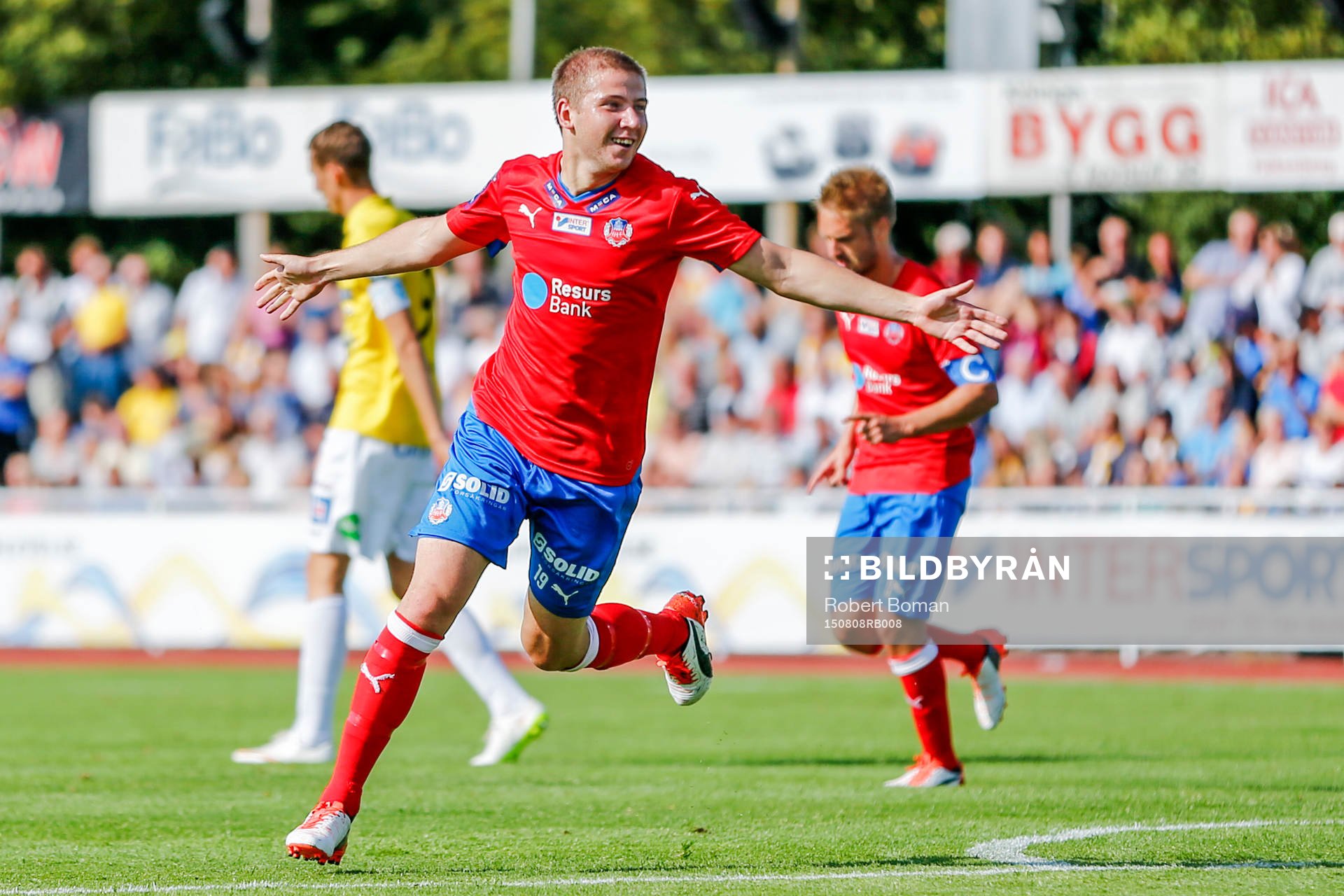 Helsingborgs Darijan Bojanic jublar