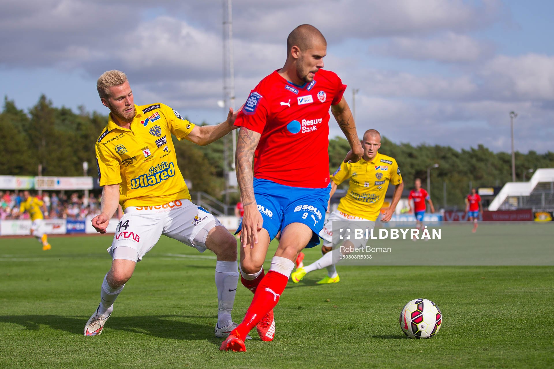 Falkenbergs Per Karlsson och Helsingborgs Robin Simovic