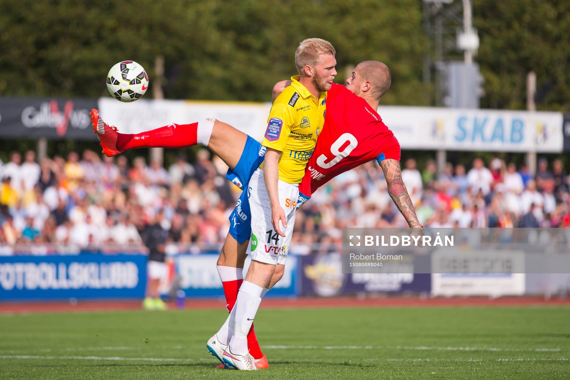 Falkenbergs Per Karlsson och Helsingborgs Robin Simovic