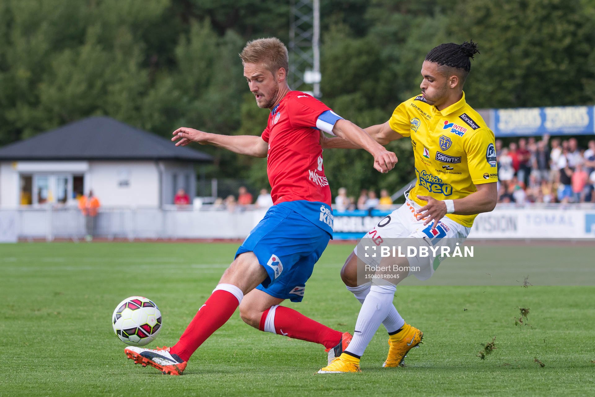 Helsingborgs Johan Mårtensson och Falkenbergs Aleksander