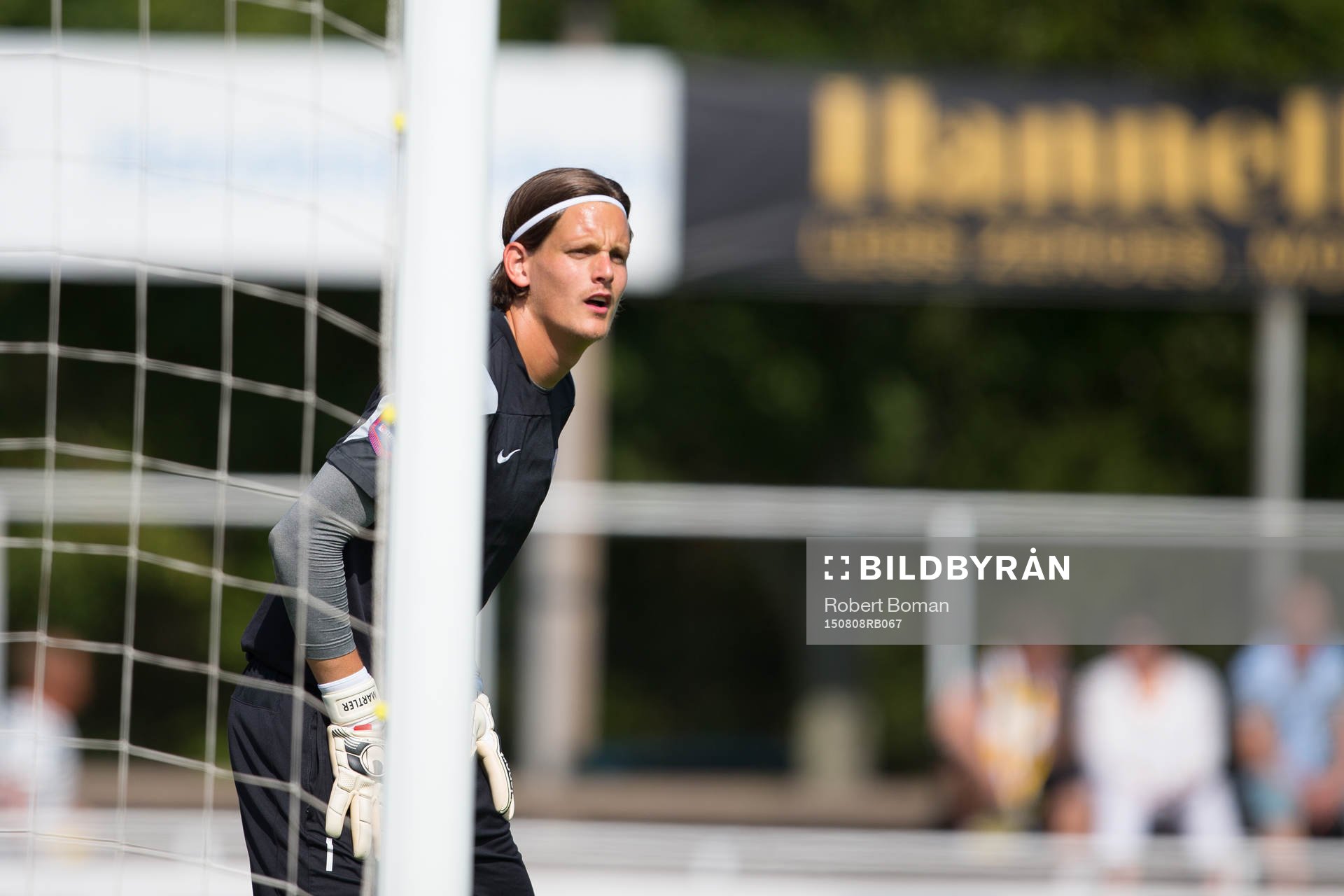 Falkenbergs Målvakt Otto Martler före fotbollsmatchen i