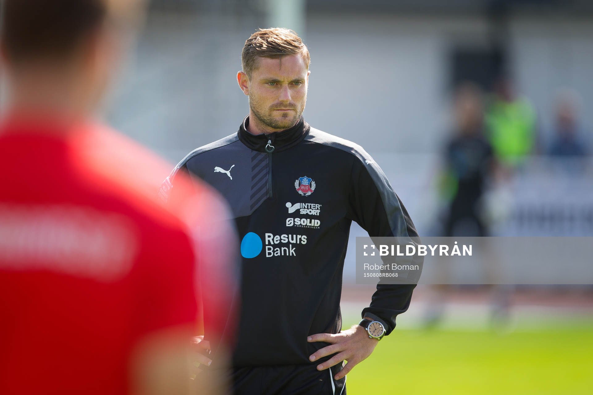 Helsingborgs assisterande tränare Tobias Tuvesson före