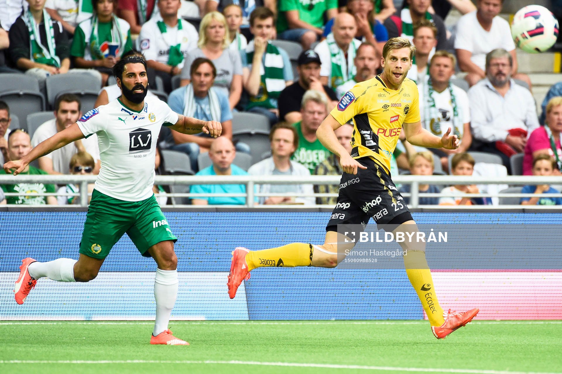 Hammarbys Stefan Batan och Elfsborgs Niklas Gunnarsson