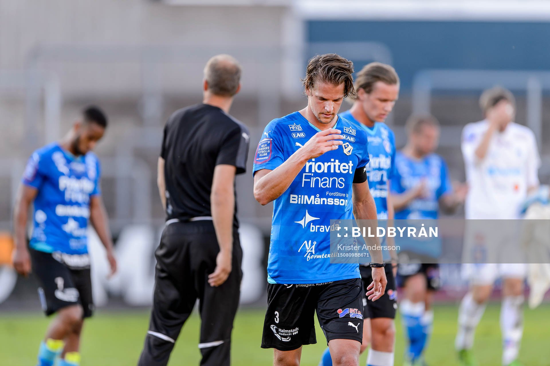 Halmstads Fredrik Liverstam deppar