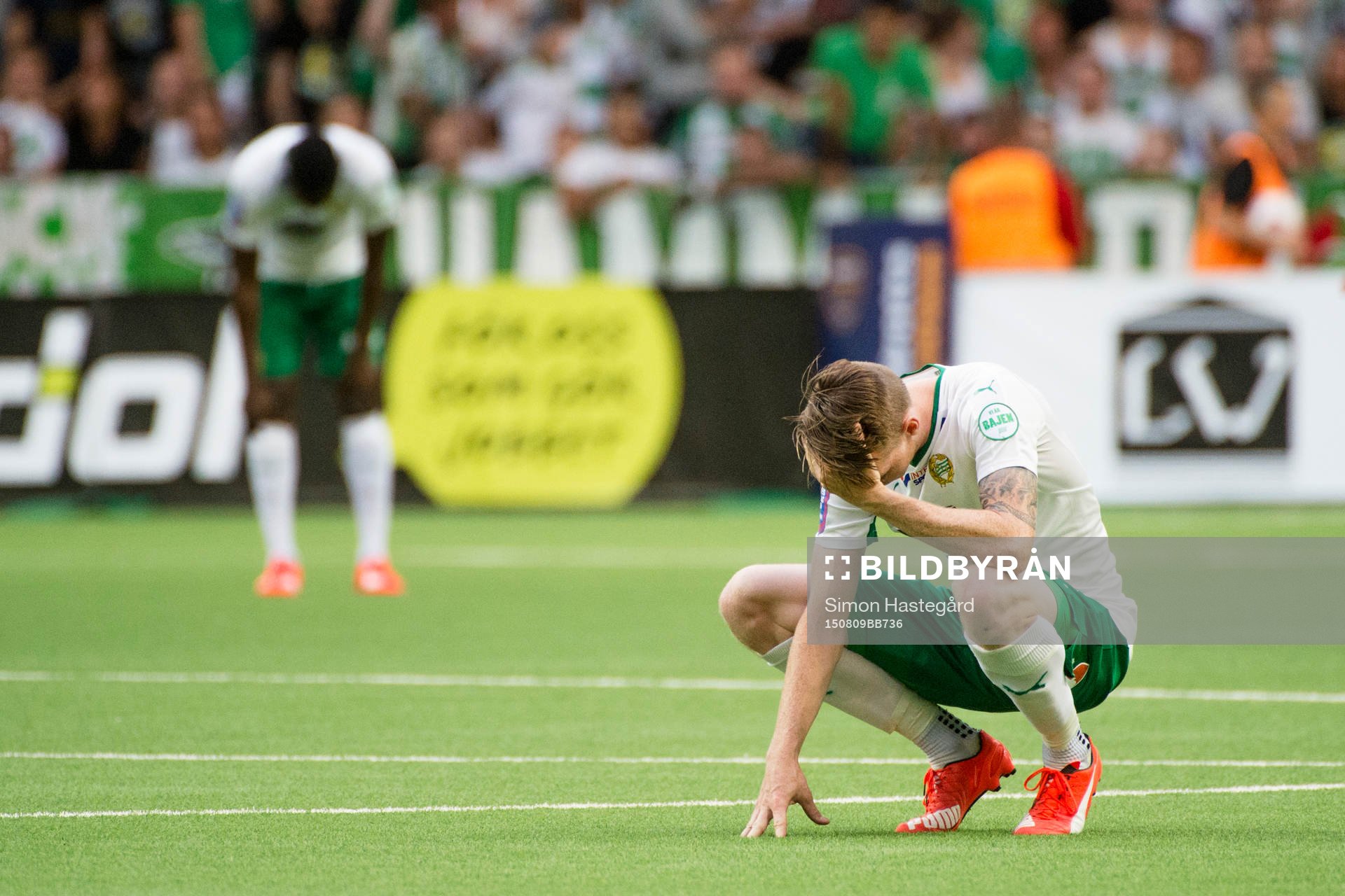 Hammarbys Birkir Már Saevarsson deppar
