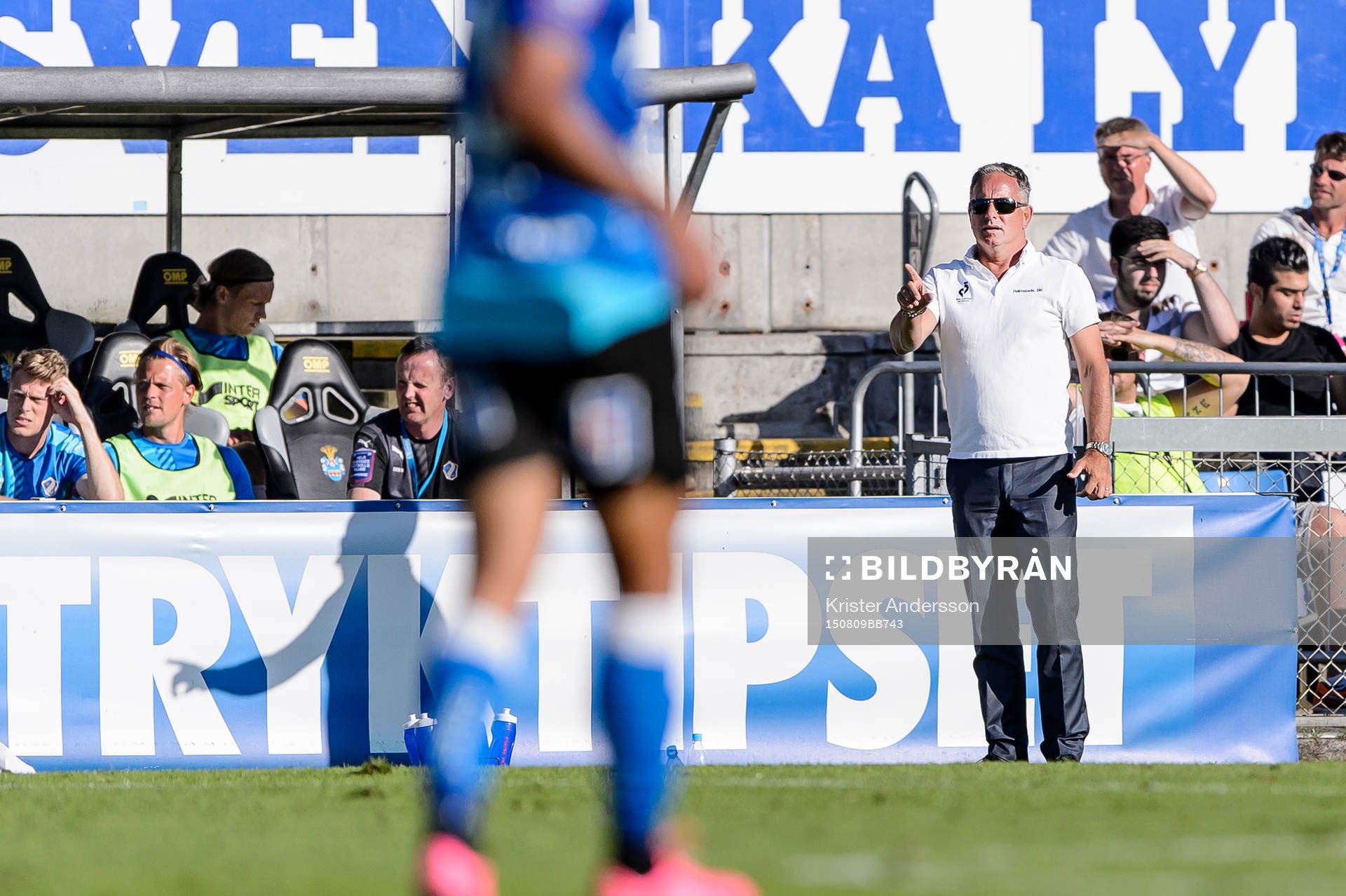 Halmstads tränare Janne Jönsson