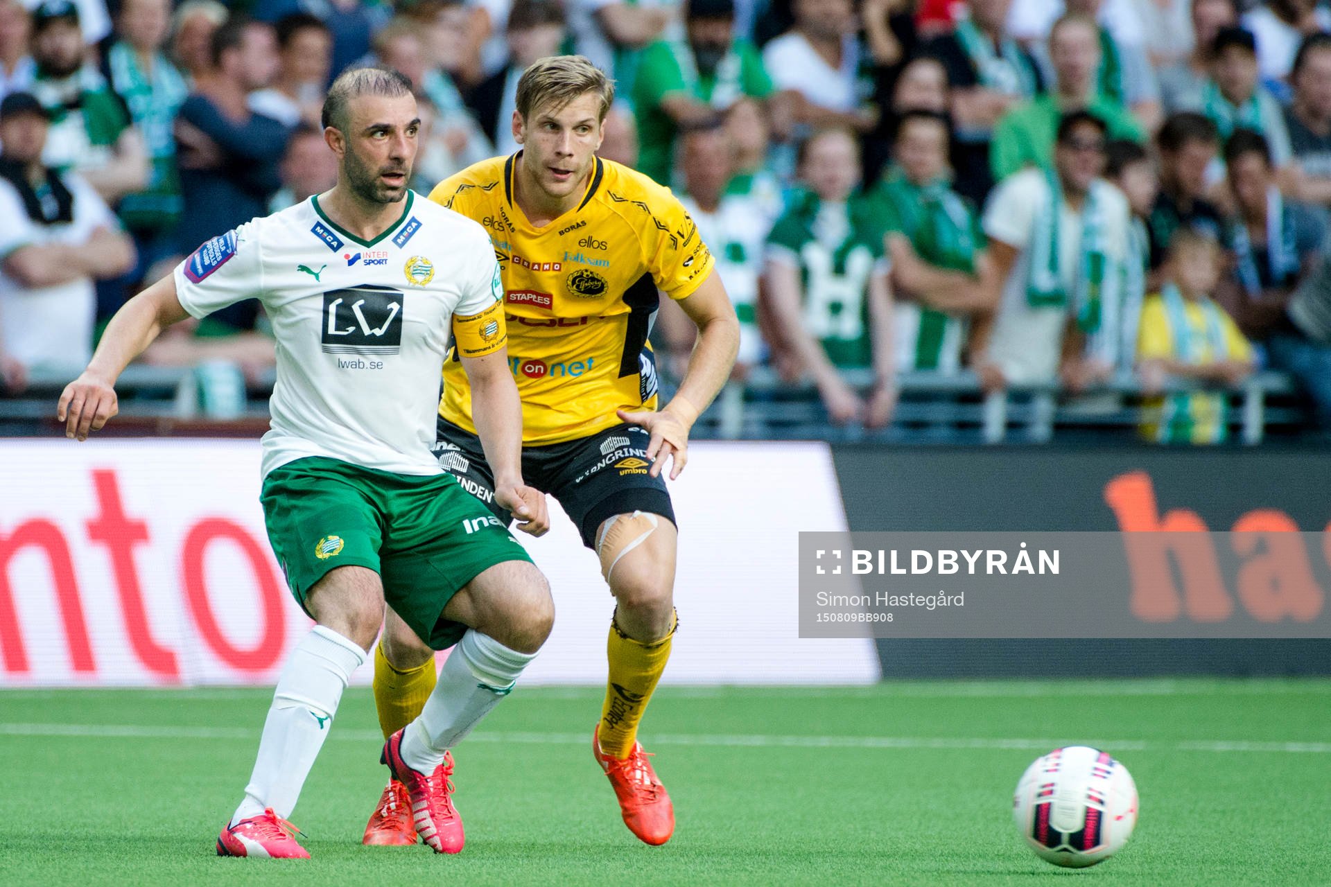 Hammarbys Kennedy Bakircioglu och Elfsborgs Niklas