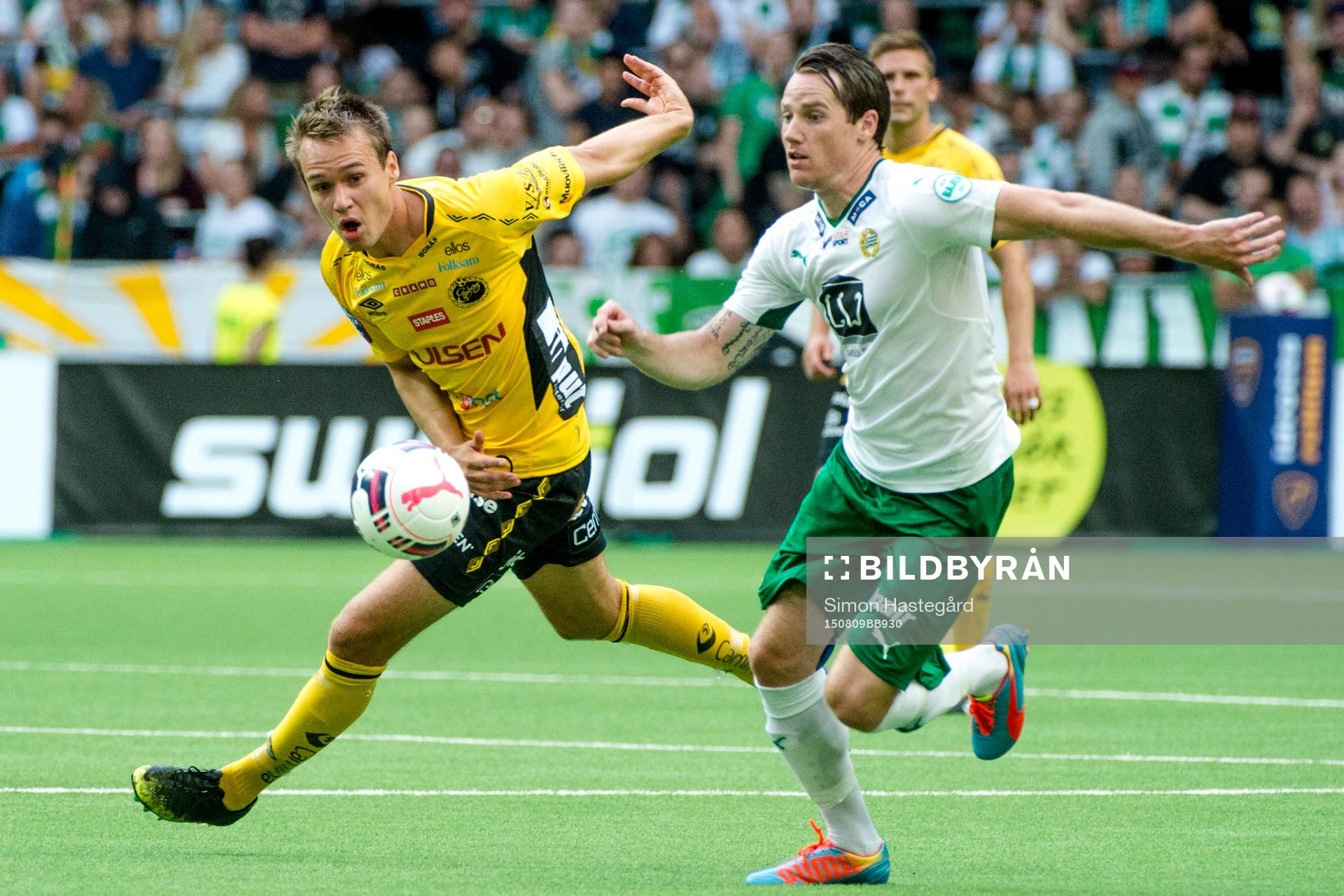 Elfsborgs Viktor Prodell och Hammarbys Hammarbys Johan