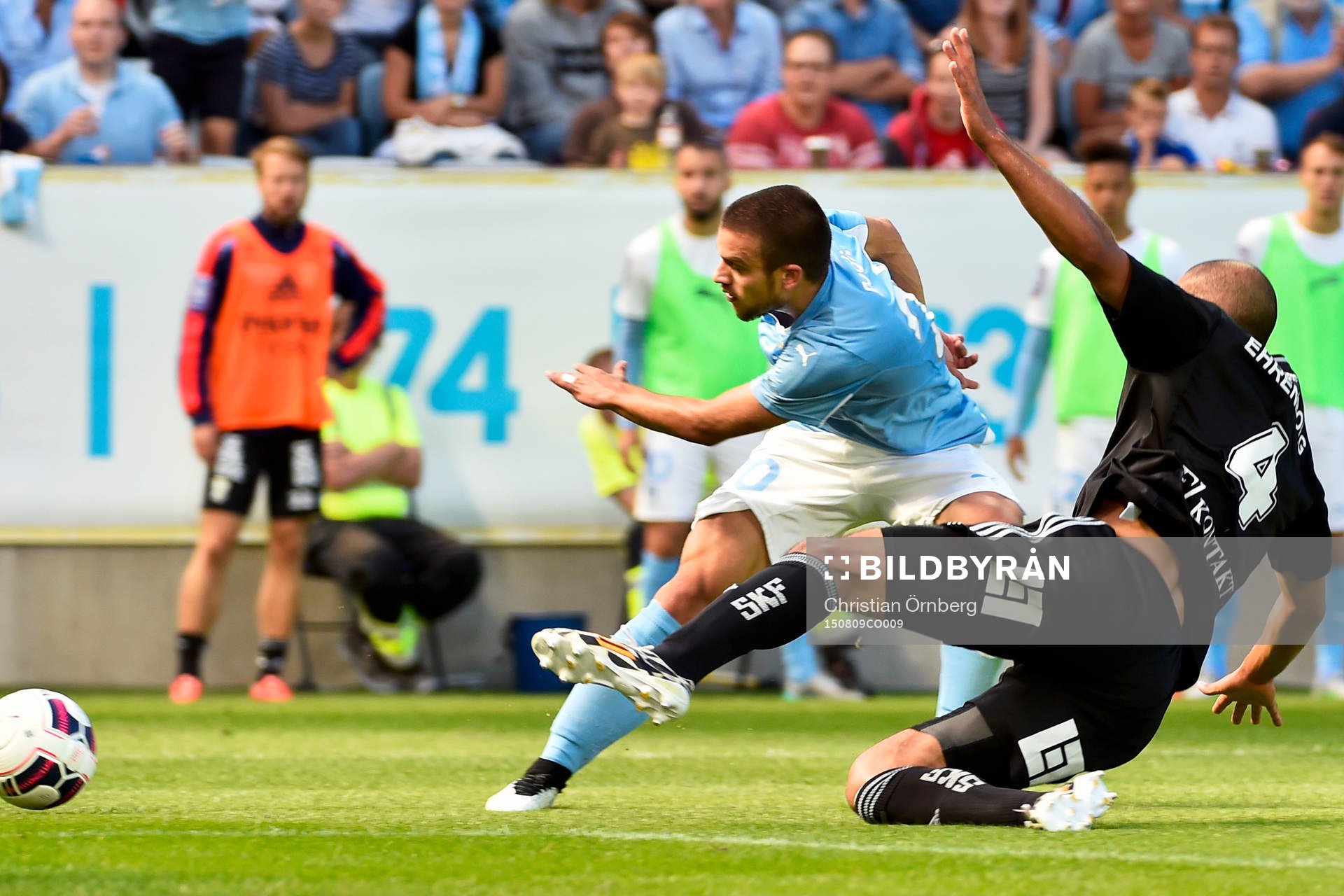 Malmö FFs Vladimir Rodic och IFK Göteborgs Haitam Aleesami