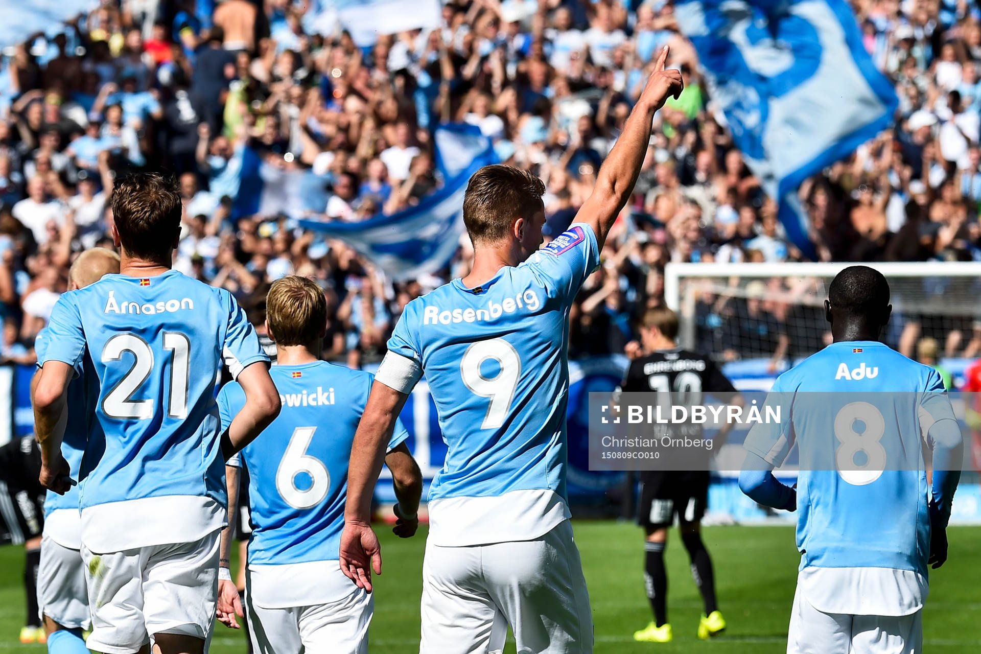 Malmö FFs Markus Rosenberg jublar