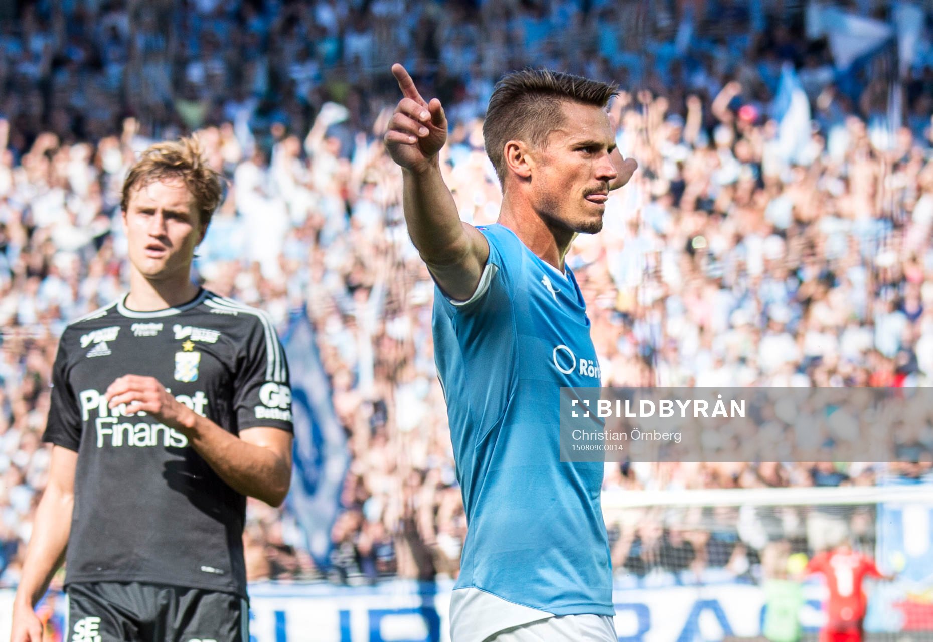 Malmö FFs Markus Rosenberg gör 2-0 på straff