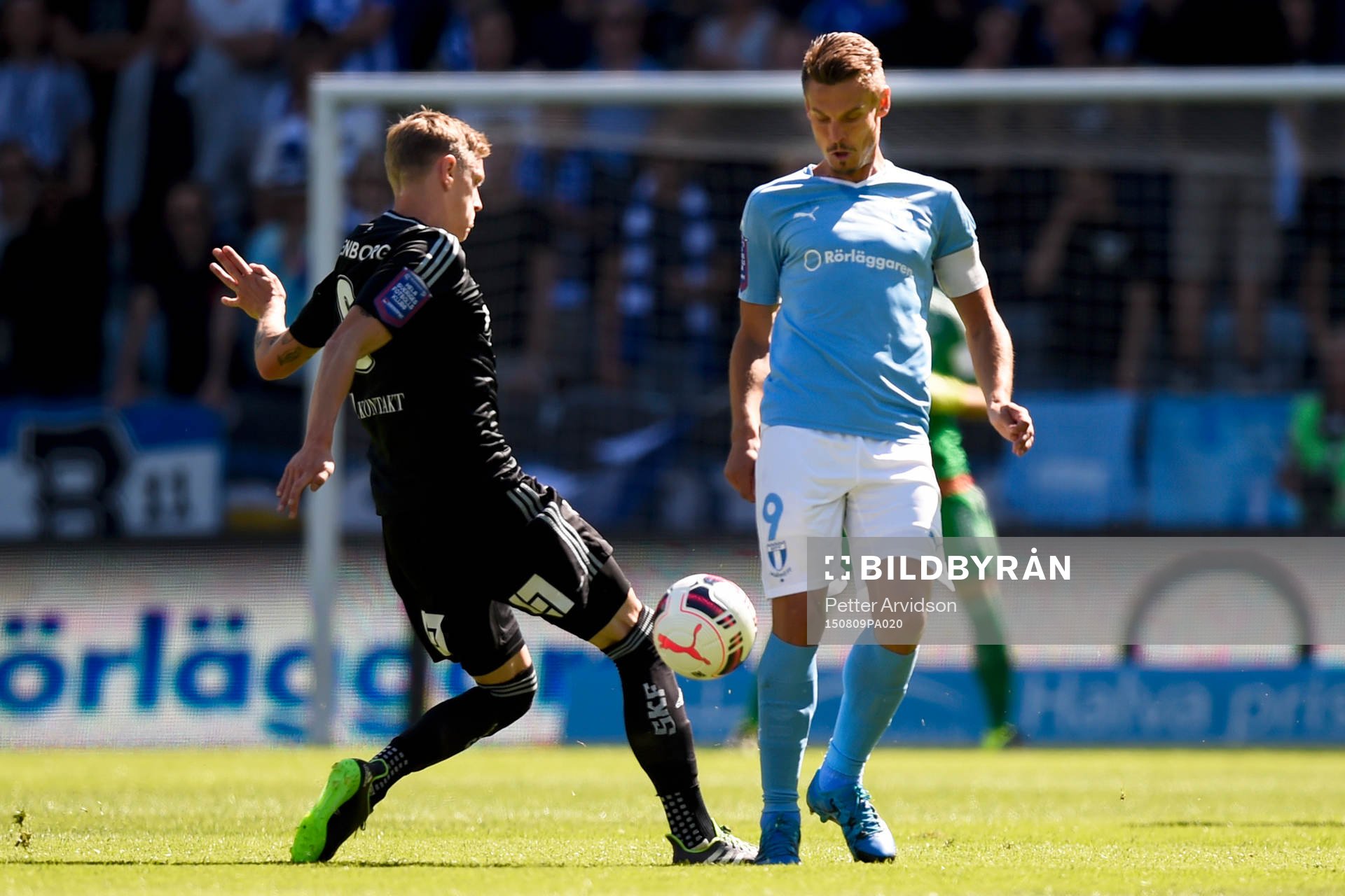 Malmö FFs Markus Rosenberg och IFK Göteborgs Sören Rieks