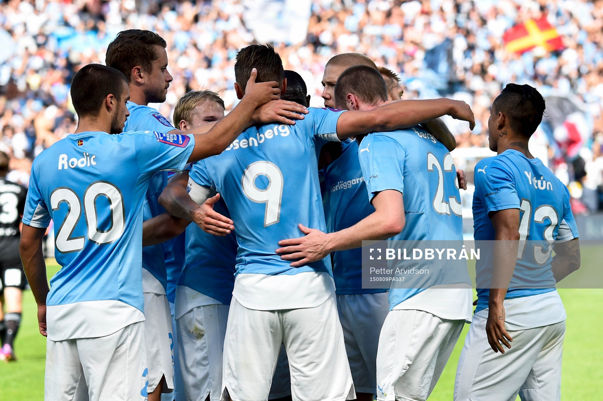 Malmö FFs Markus Rosenberg jublar