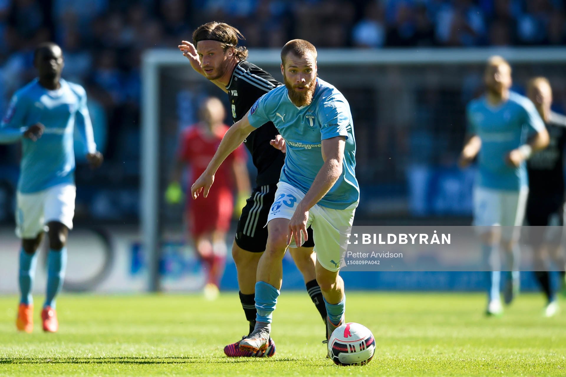 IFK Göteborgs Gustav Svensson och Malmö FFs Jo Inge Berget