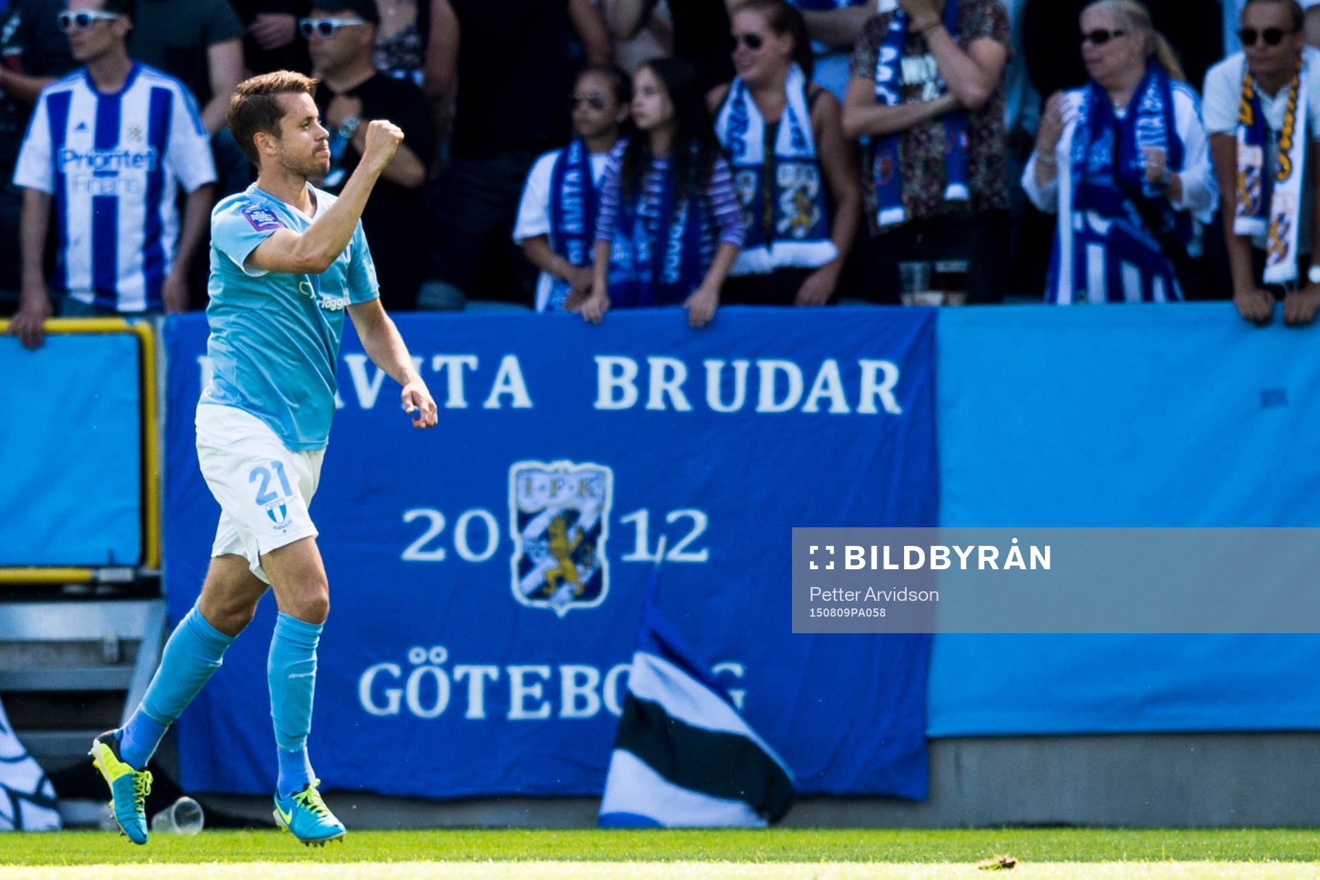 Malmö FFs Kari Arnason jublar
