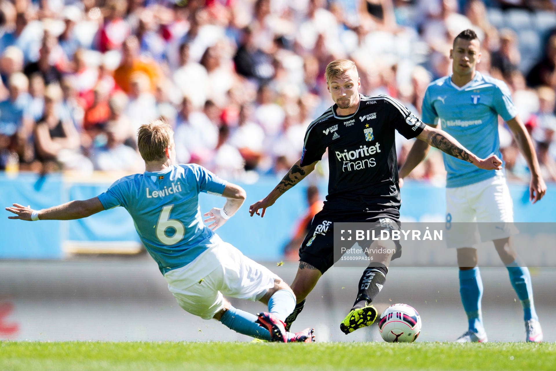 IFK Göteborgs Sebastian Eriksson och Malmö FFs Oscar