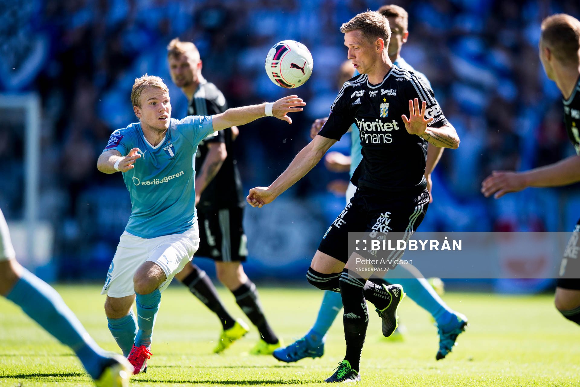 Malmö FFs Oscar Lewicki och IFK Göteborgs Sören Rieks