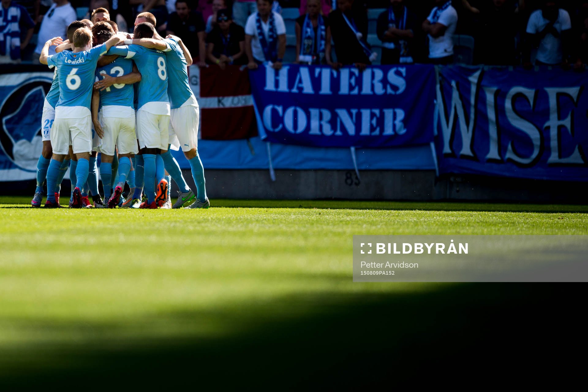 Malmö FFs spelare jublar