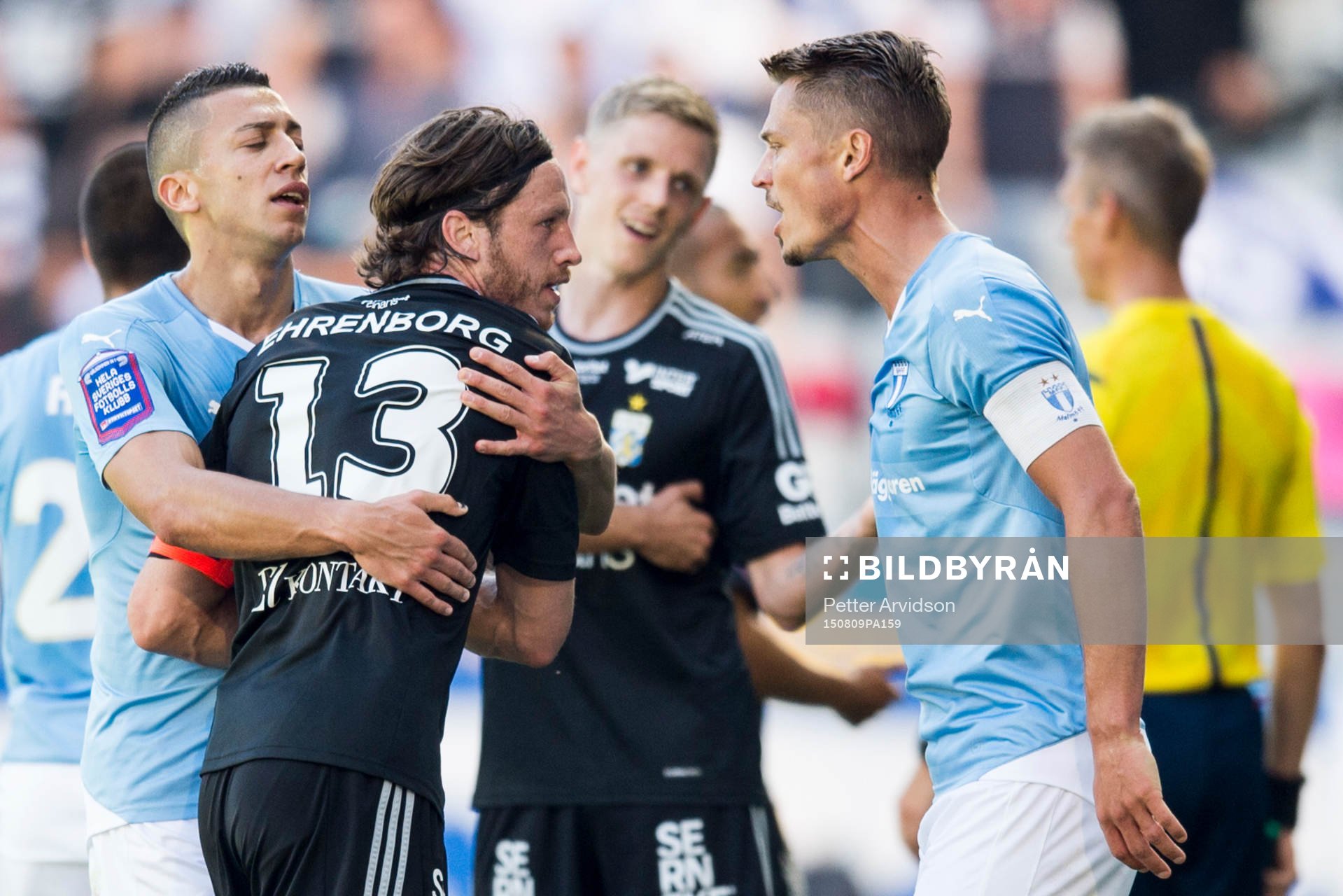 IFK Göteborgs Gustav Svensson och Malmö FFs Nikola