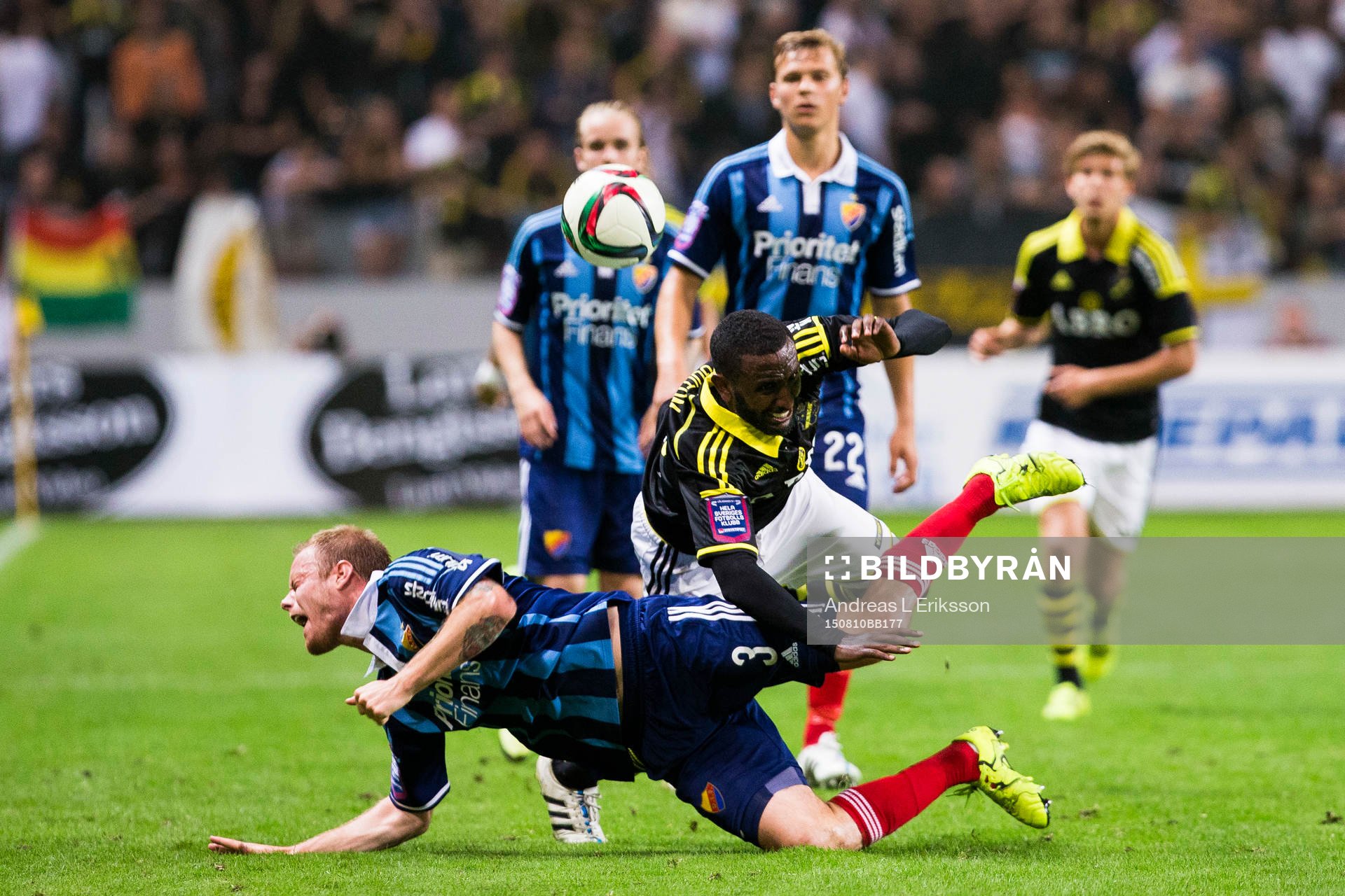 s Henok Goitom och Djurgårdens Fredrik Stenman