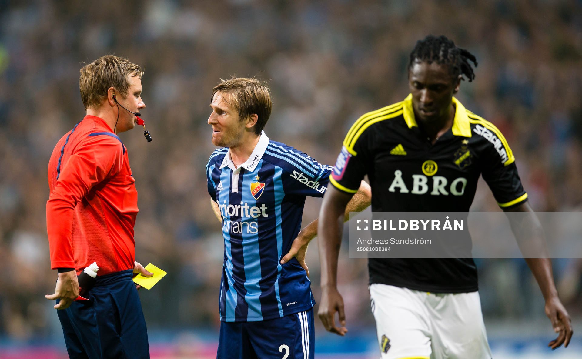 Djurgårdens Jesper Arvidsson får en andra varning och ett