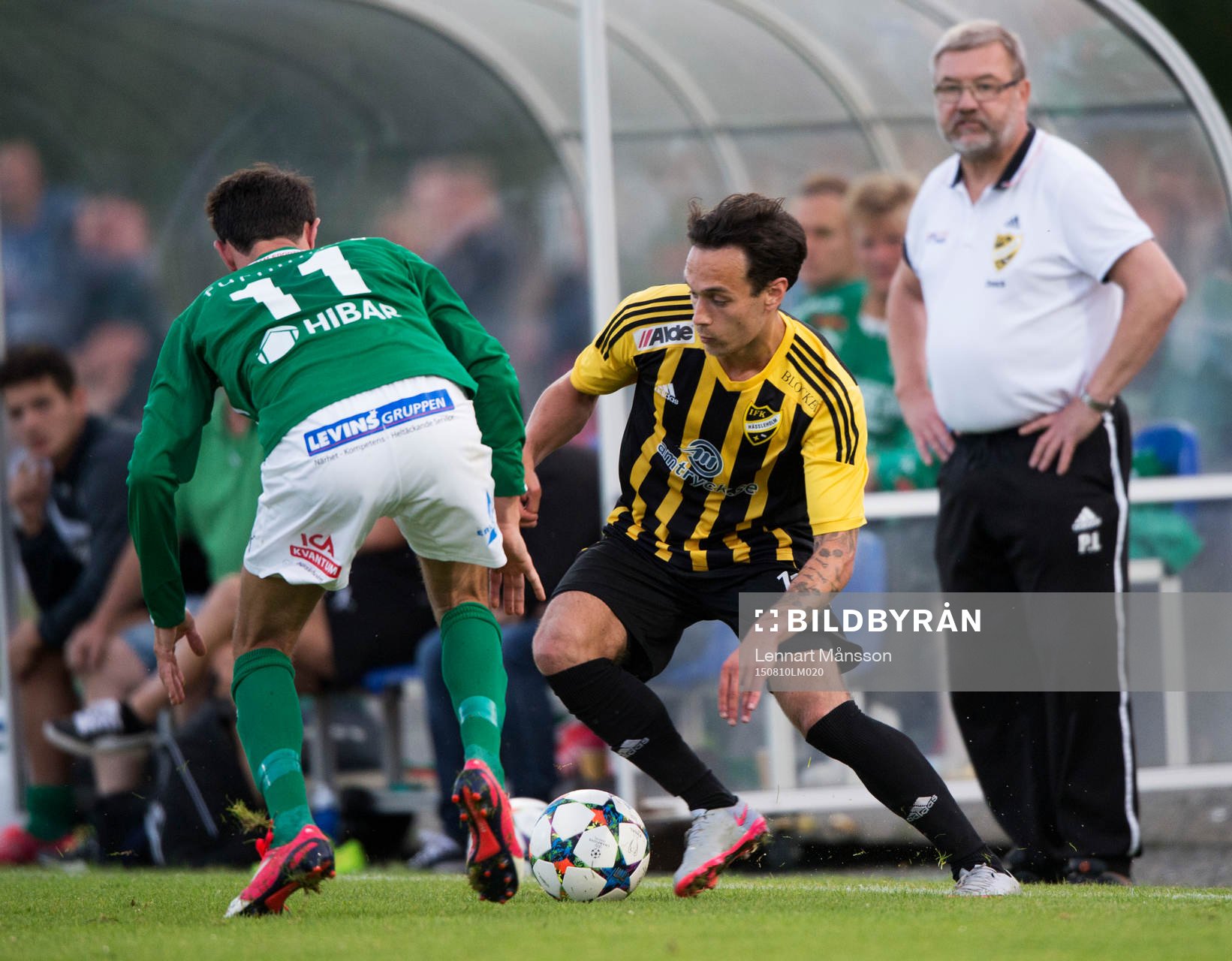 s Liridon Ahmeti i matchen i division 2 mellan IFK