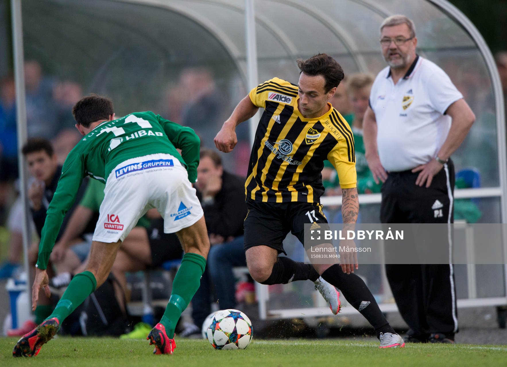 s Liridon Ahmeti i matchen i division 2 mellan IFK
