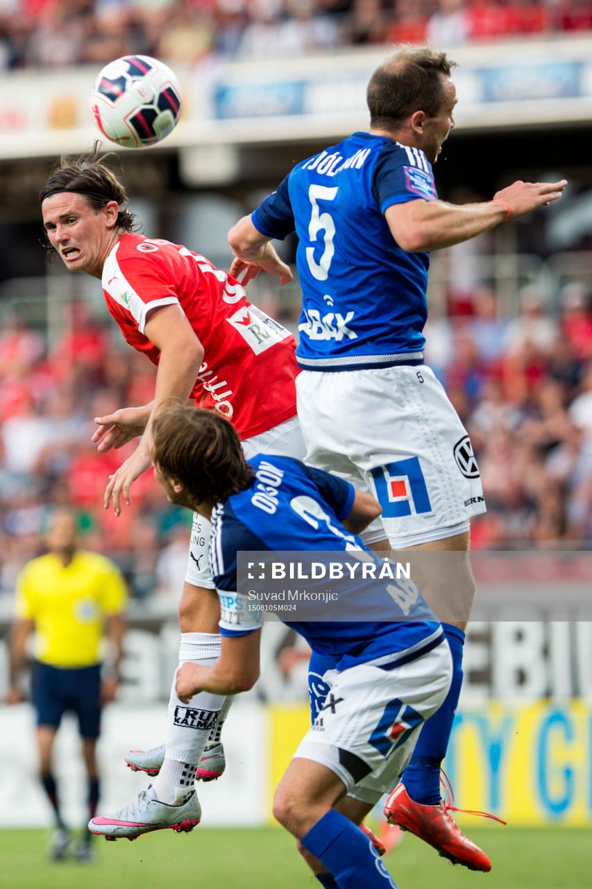 Kalmars Marcus Antonsson och Sundsvalls Dennis Olsson och