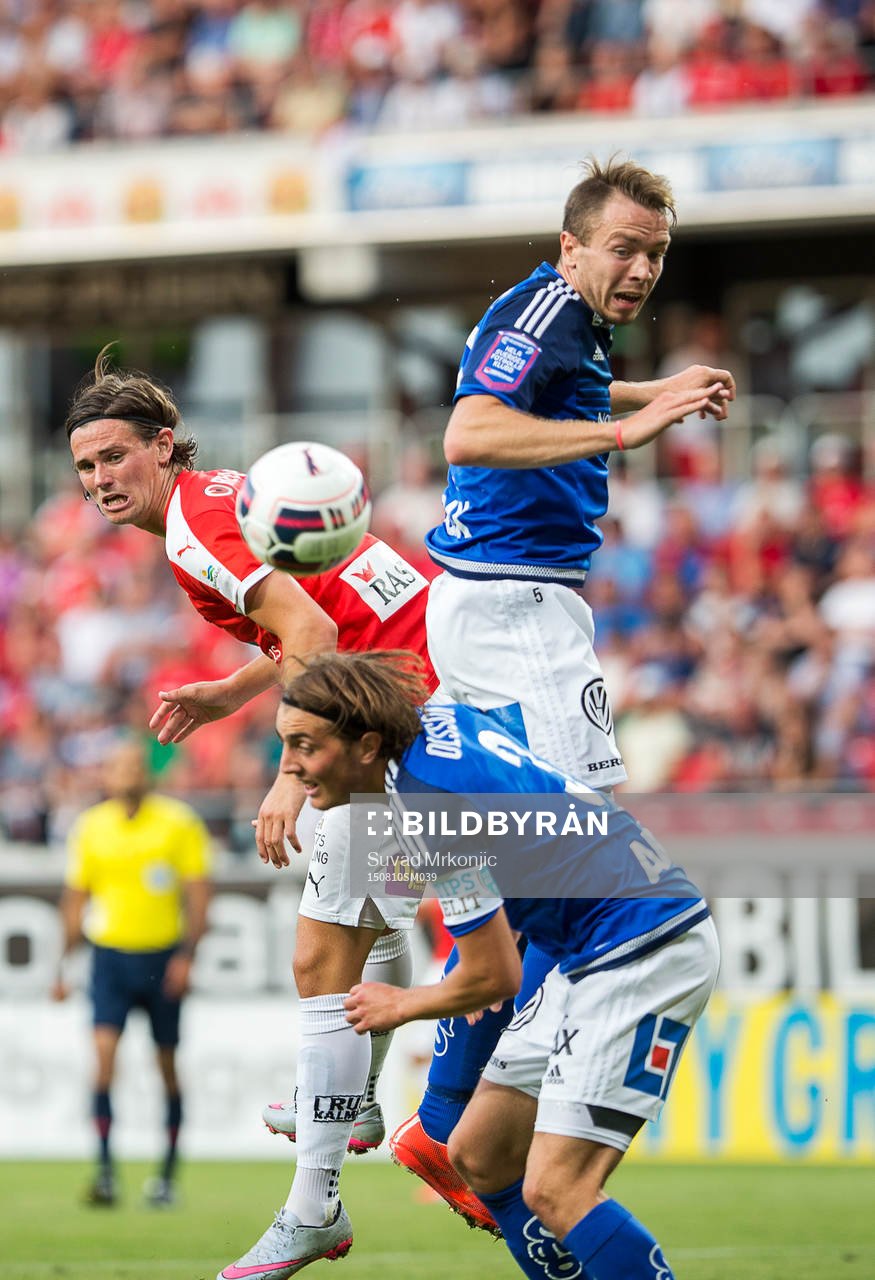 Kalmars Marcus Antonsson och Sundsvalls Dennis Olsson  och