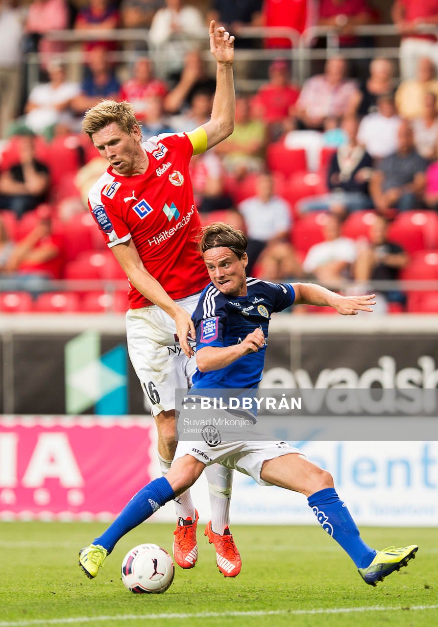 Kalmars David Elm  och Sundsvalls Eric Larsson